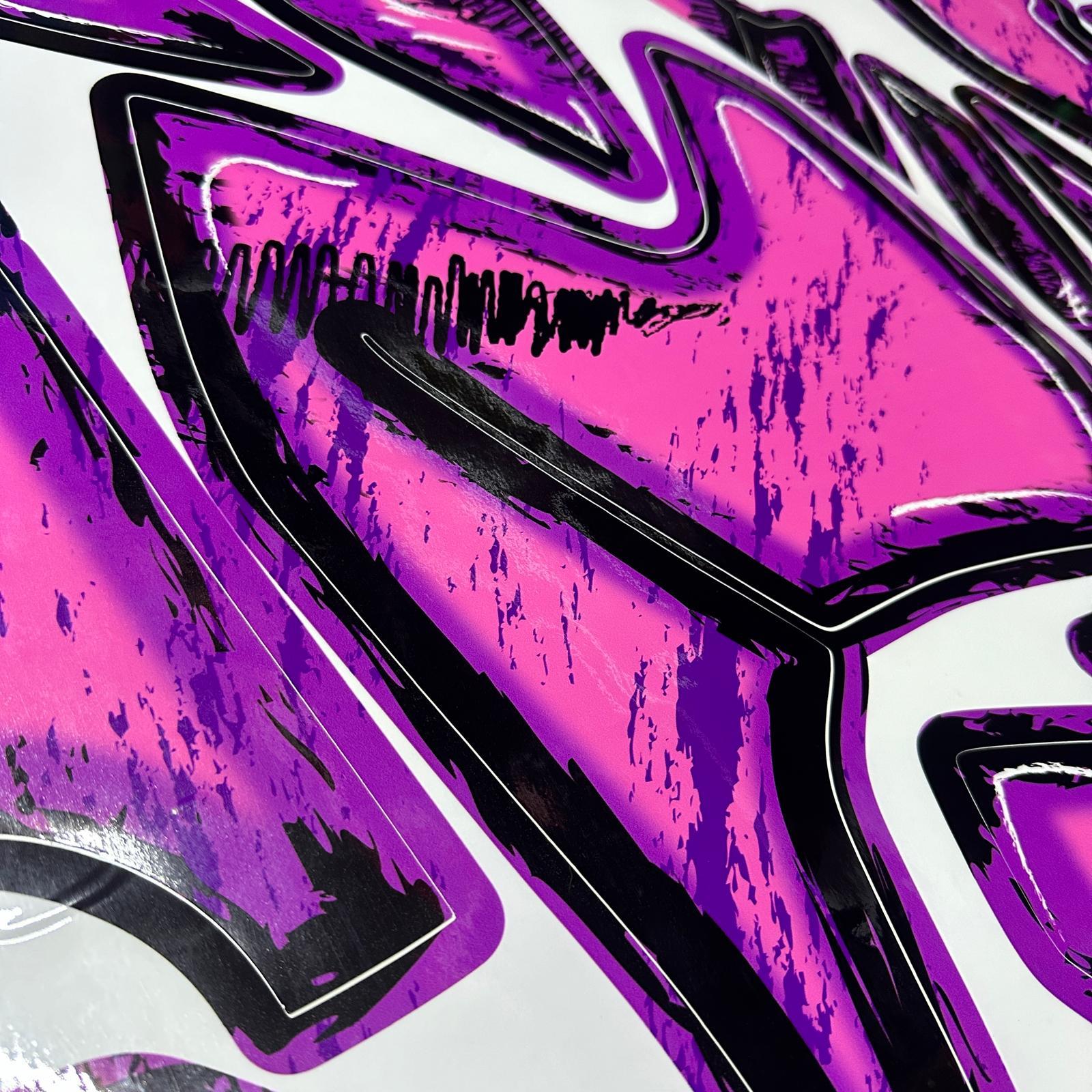 N250Bajaj N250 AirBrush Tasarım Motosiklet Sticker Etiket Kaplama Modeli 