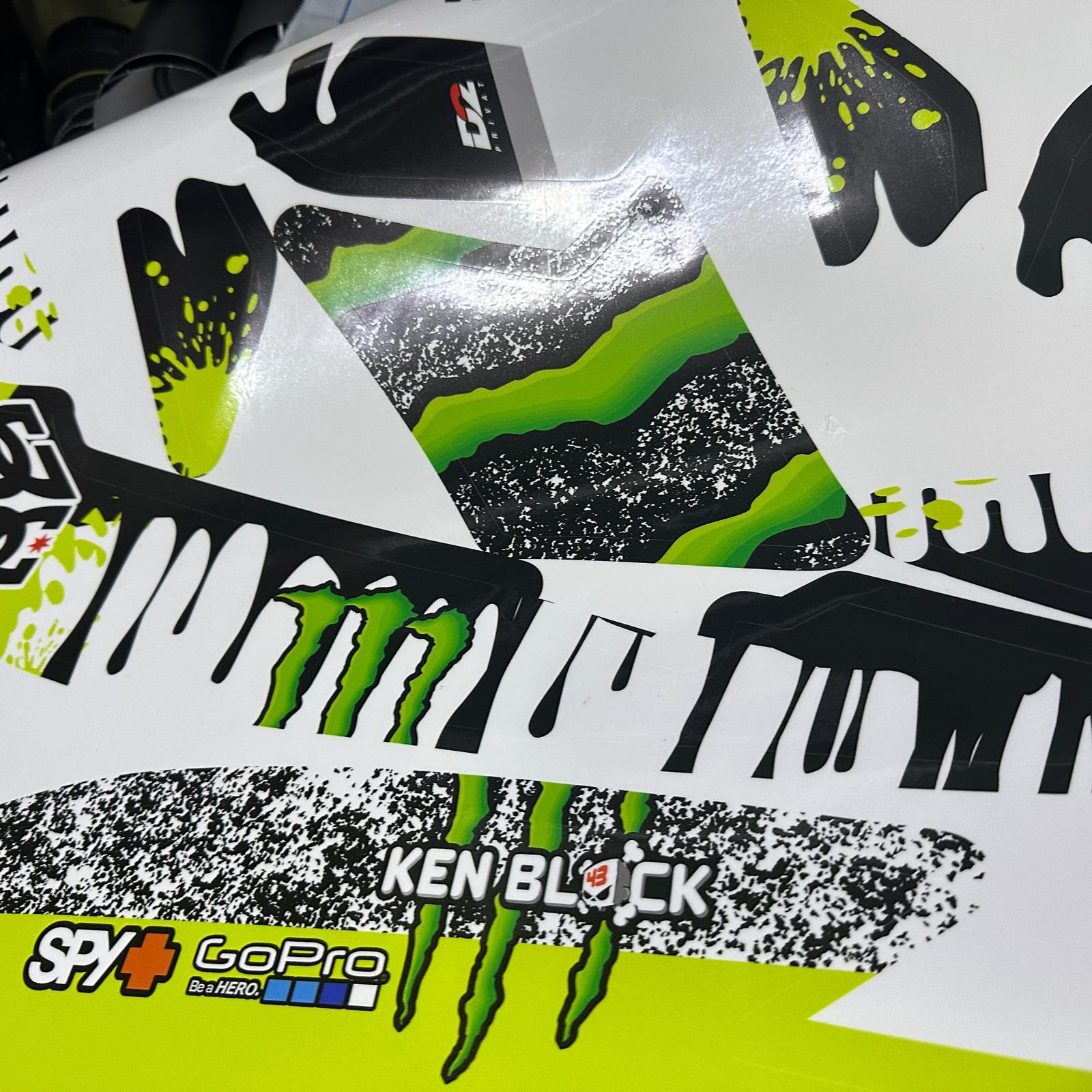 PULSAR NS 200Bajaj NS200 Hoonigan Monster Sticker Etiket Kaplama Modeli