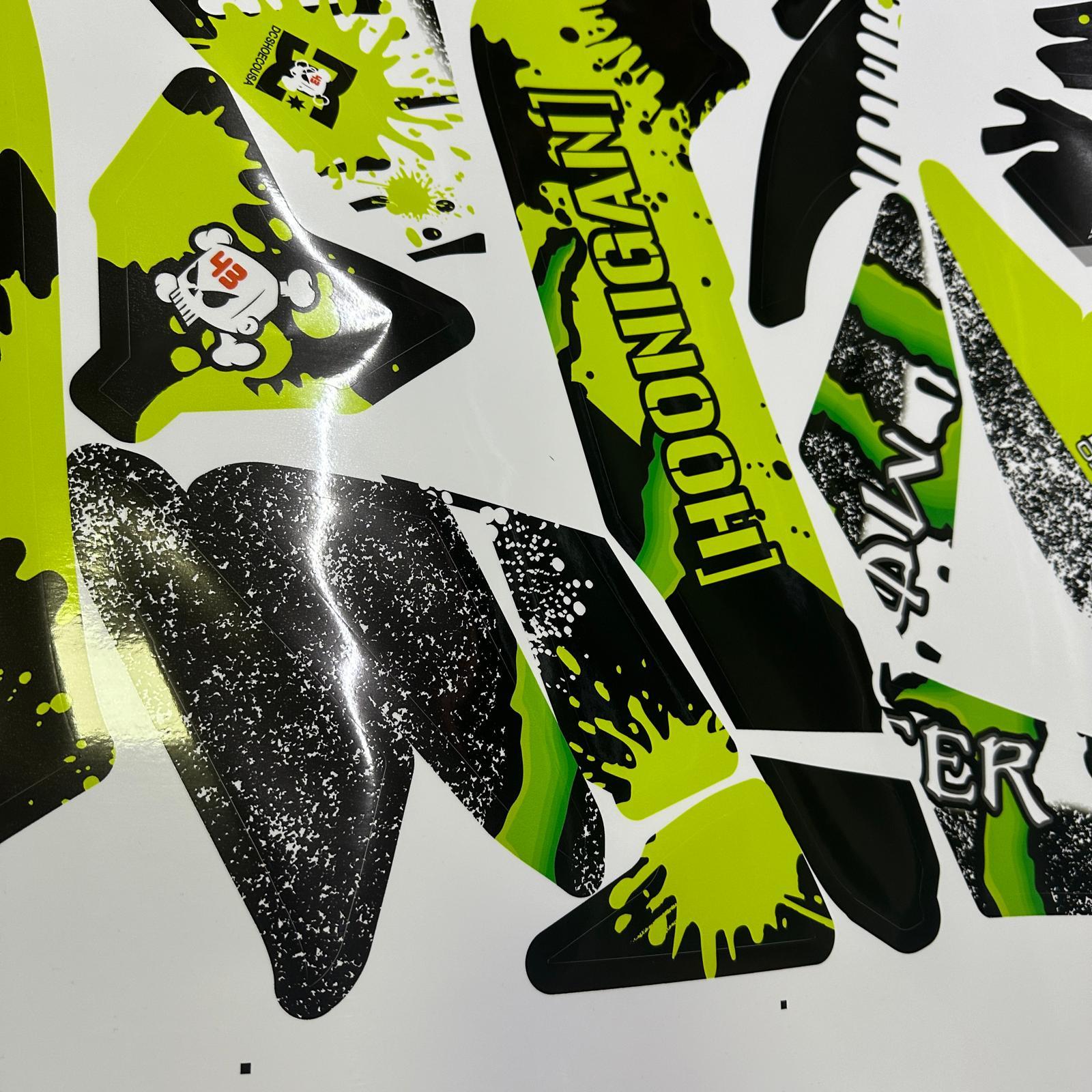 PULSAR NS 200Bajaj NS200 Hoonigan Monster Sticker Etiket Kaplama Modeli