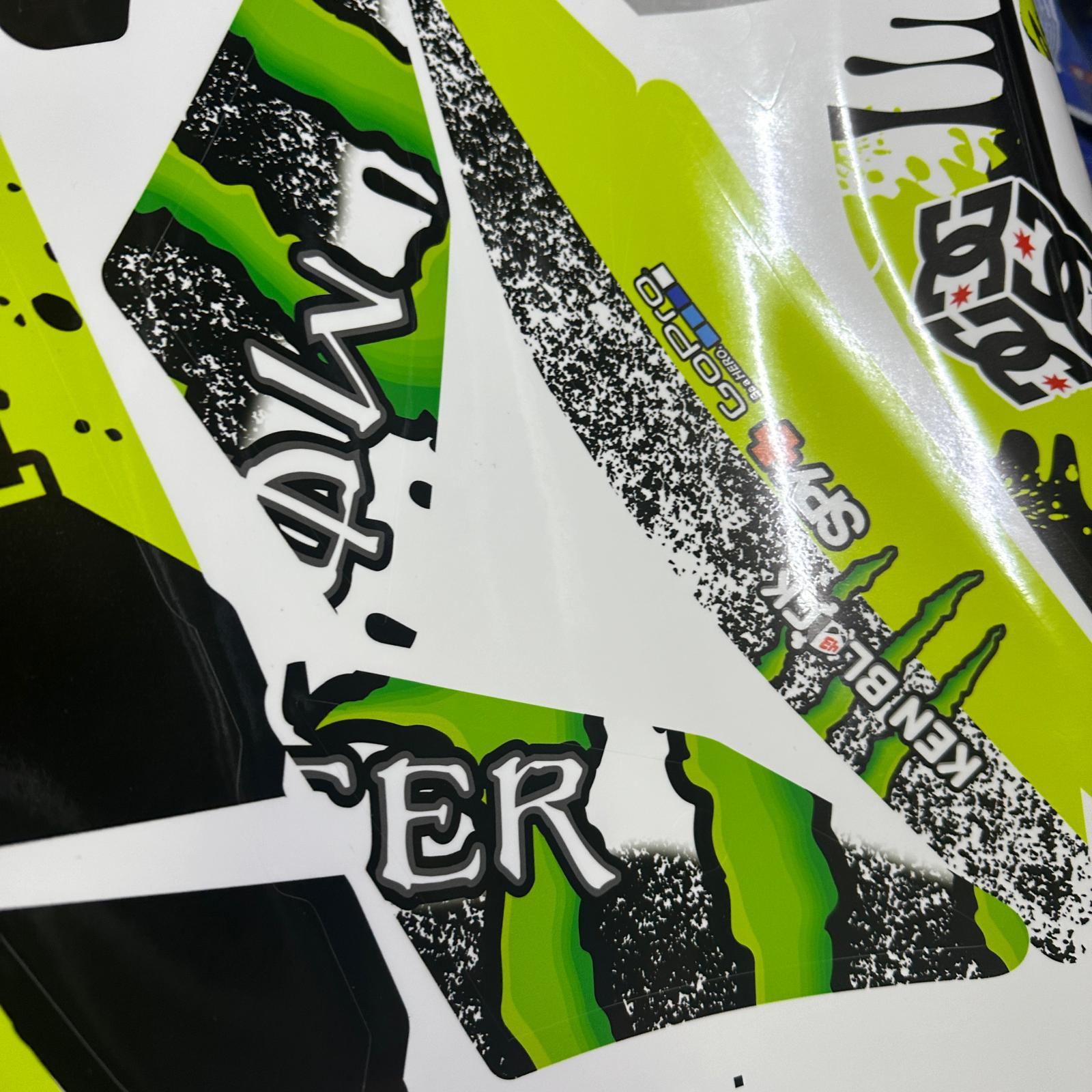 PULSAR NS 200Bajaj NS200 Hoonigan Monster Sticker Etiket Kaplama Modeli