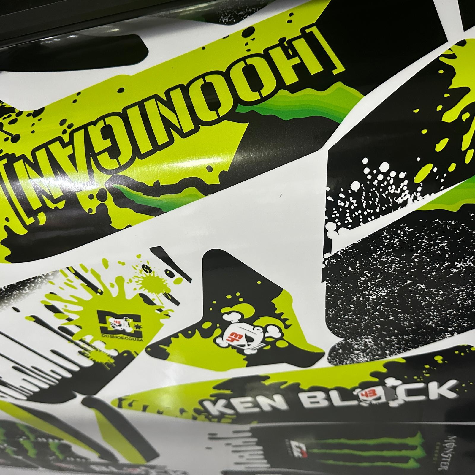 PULSAR NS 200Bajaj NS200 Hoonigan Monster Sticker Etiket Kaplama Modeli