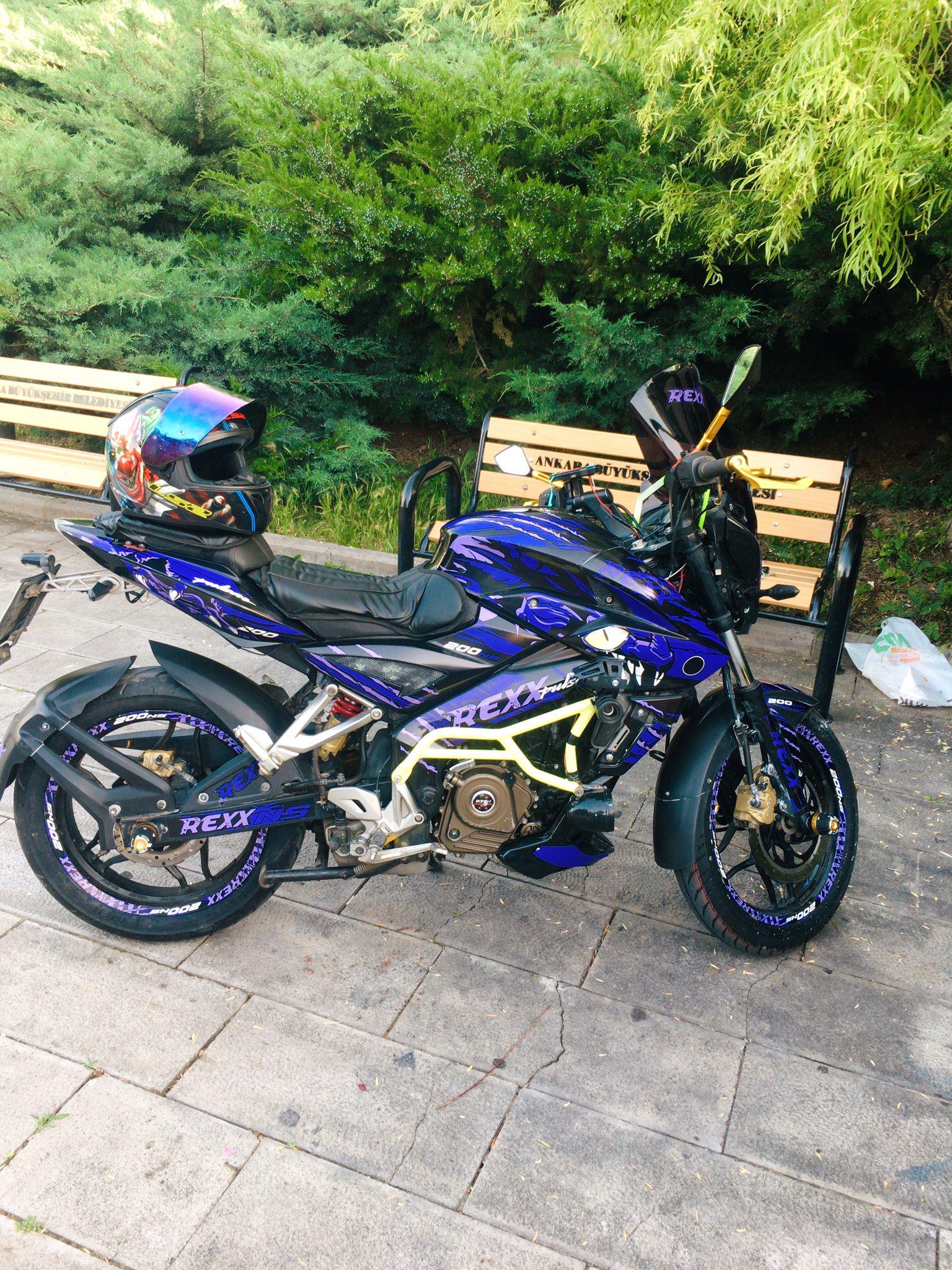 PULSAR NS 200Bajaj NS200 Rexx Sticker Etiket Kaplama Modeli 