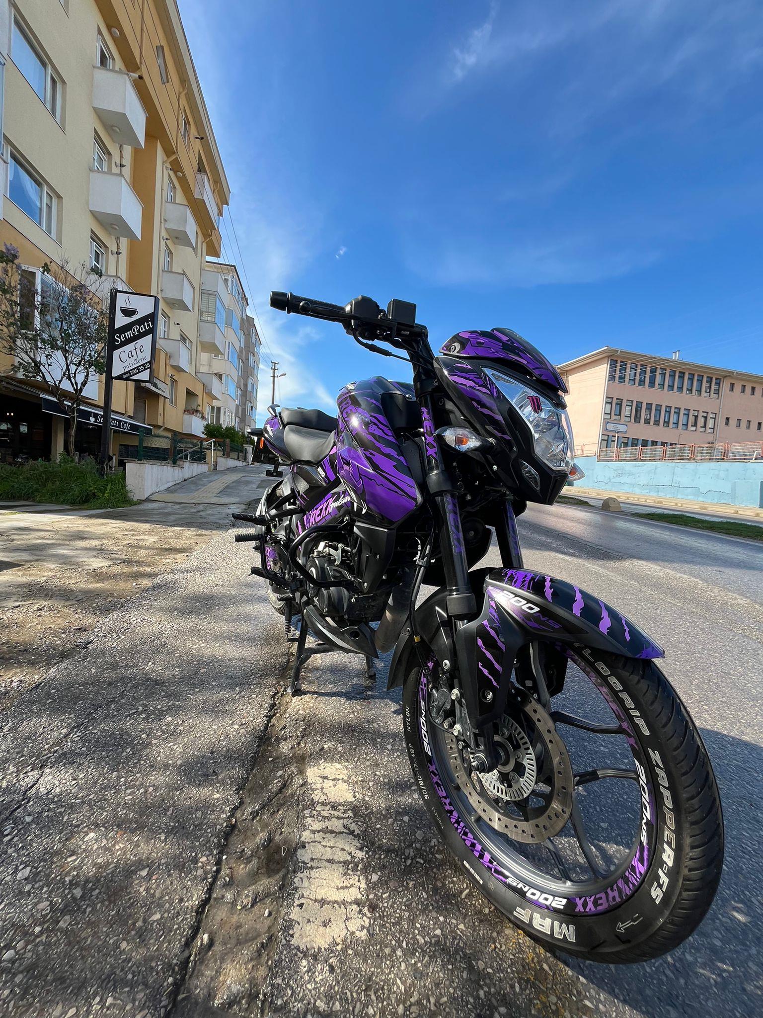 PULSAR NS 200Bajaj NS200 Rexx Sticker Etiket Kaplama Modeli 