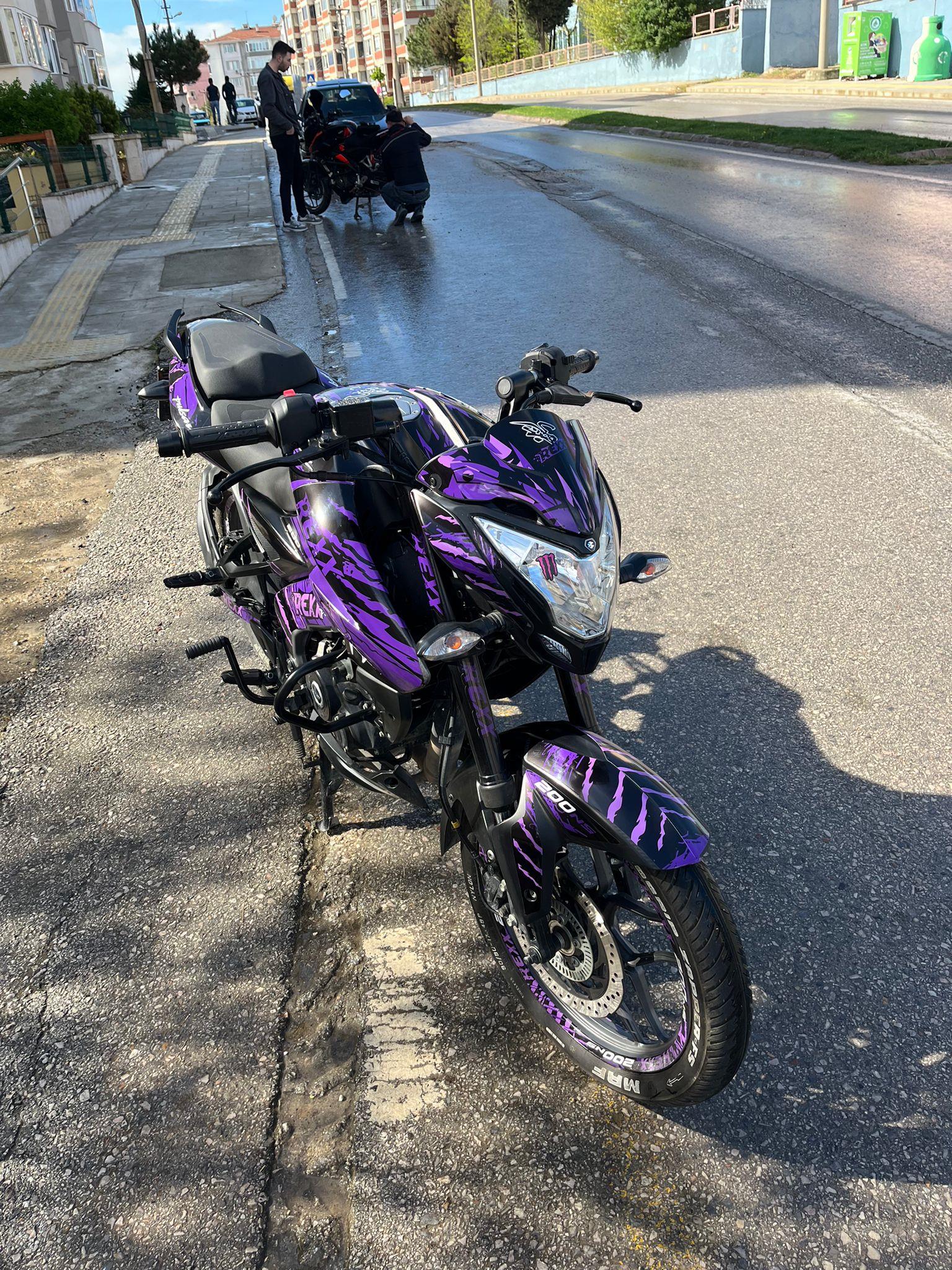 PULSAR NS 200Bajaj NS200 Rexx Sticker Etiket Kaplama Modeli 