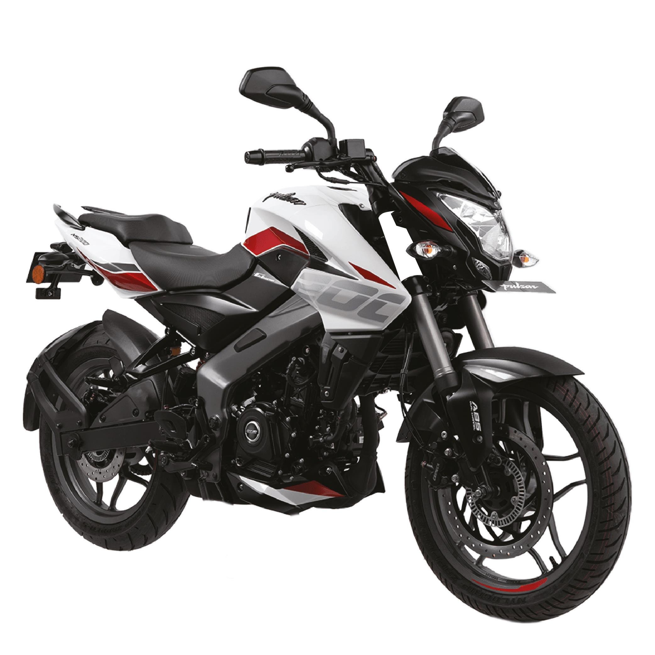 PULSAR NS 200Bajaj Pulsar NS200 Amortisör Maşa Beyaz Kaplama Sticker Etiket Modeli