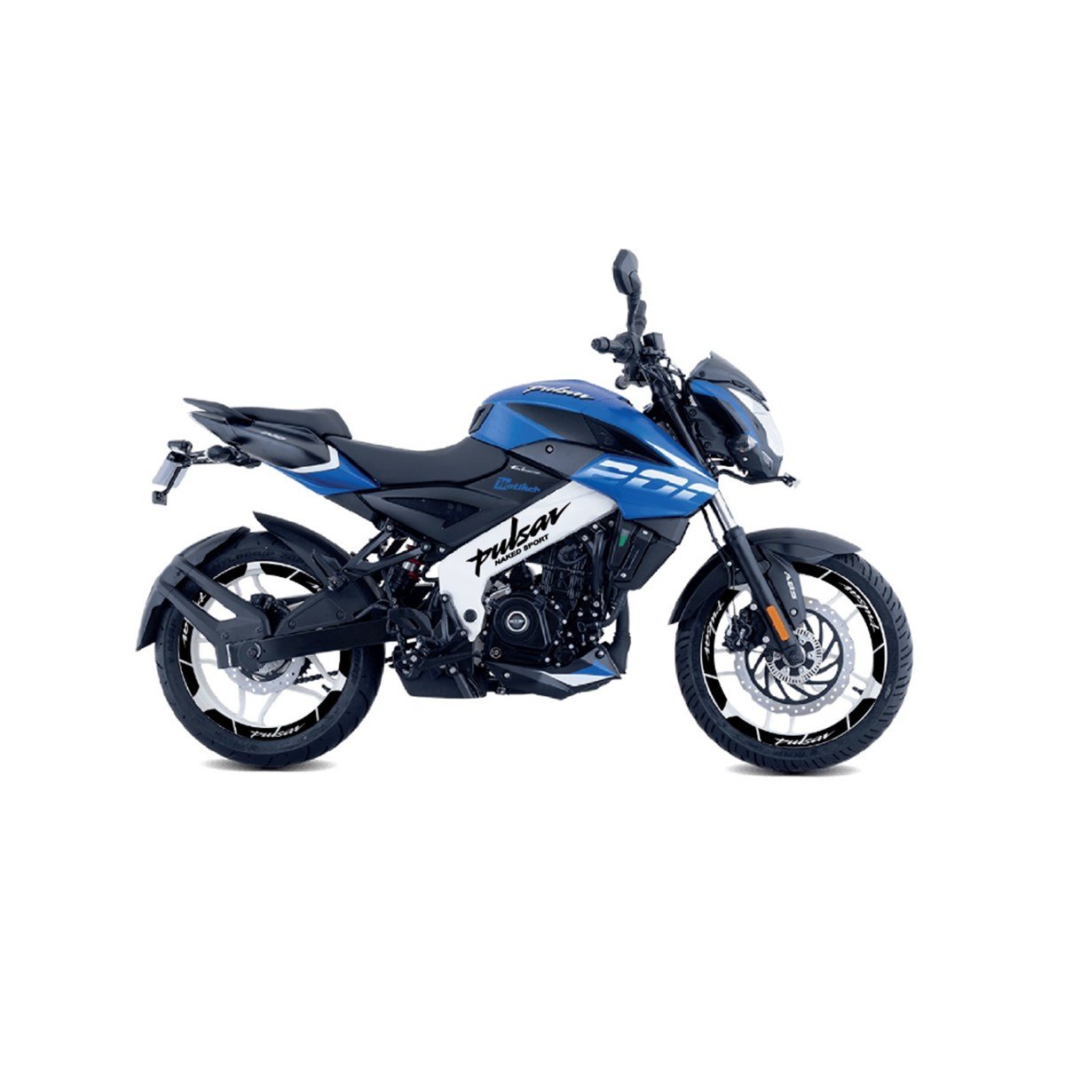 Bajaj Pulsar NS200 Jant ve Şase Sticker Etiket Modeli
