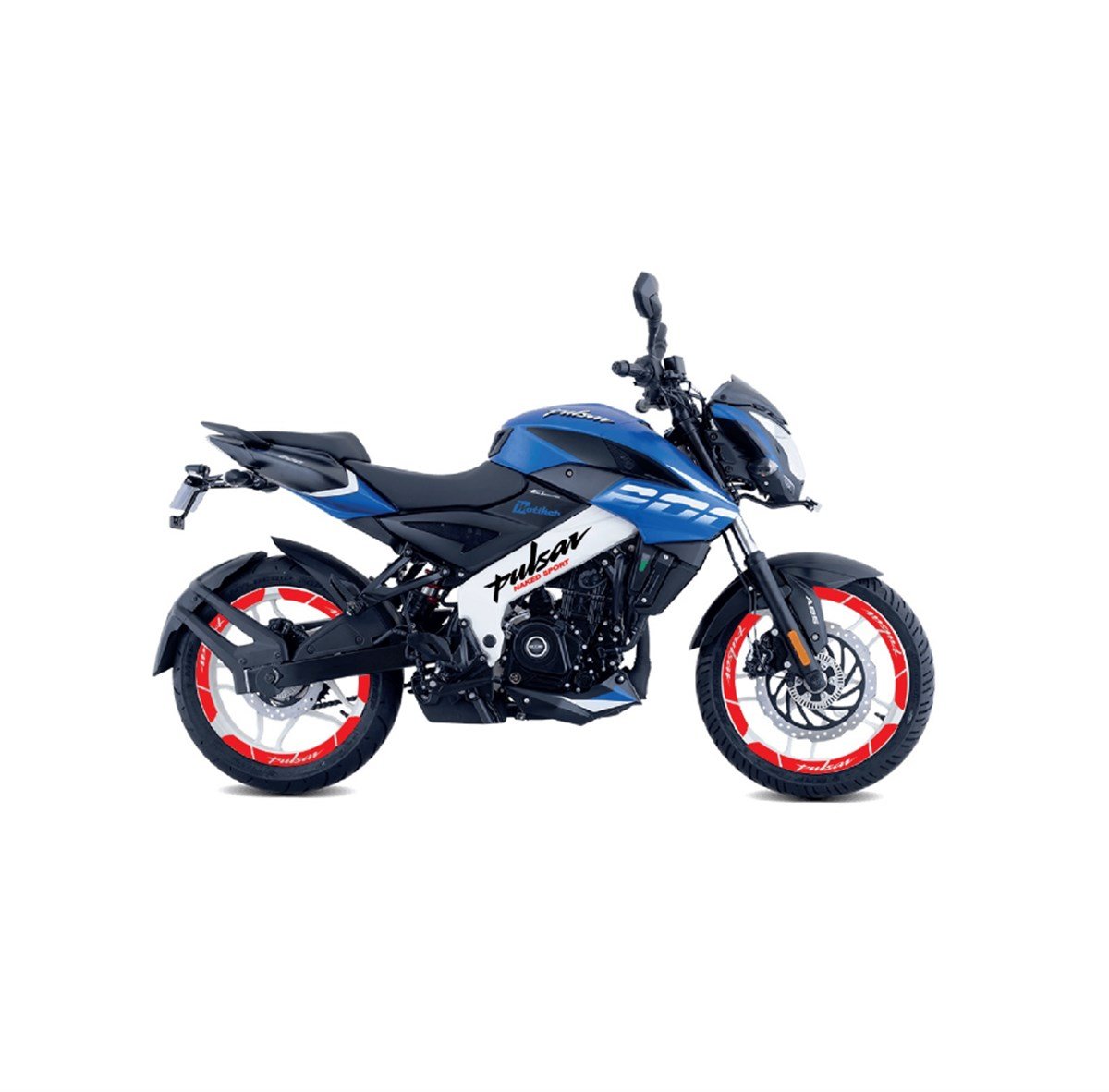 Bajaj Pulsar NS200 Jant ve Şase Sticker Etiket Modeli