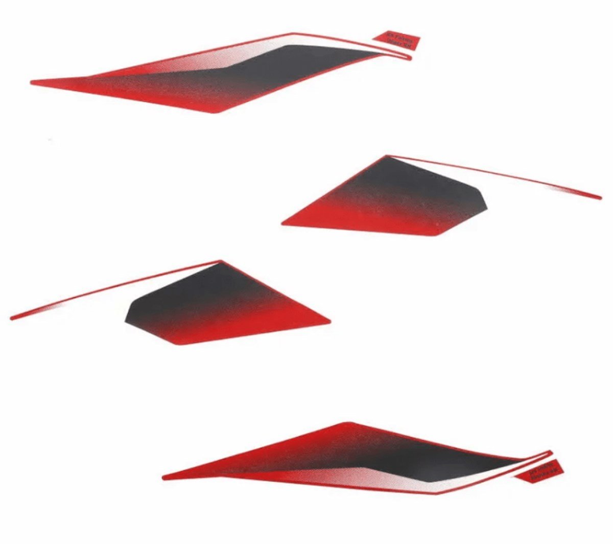 Bajaj Pulsar RS 200 Far Muhafaza Sticker Etiket Takımı