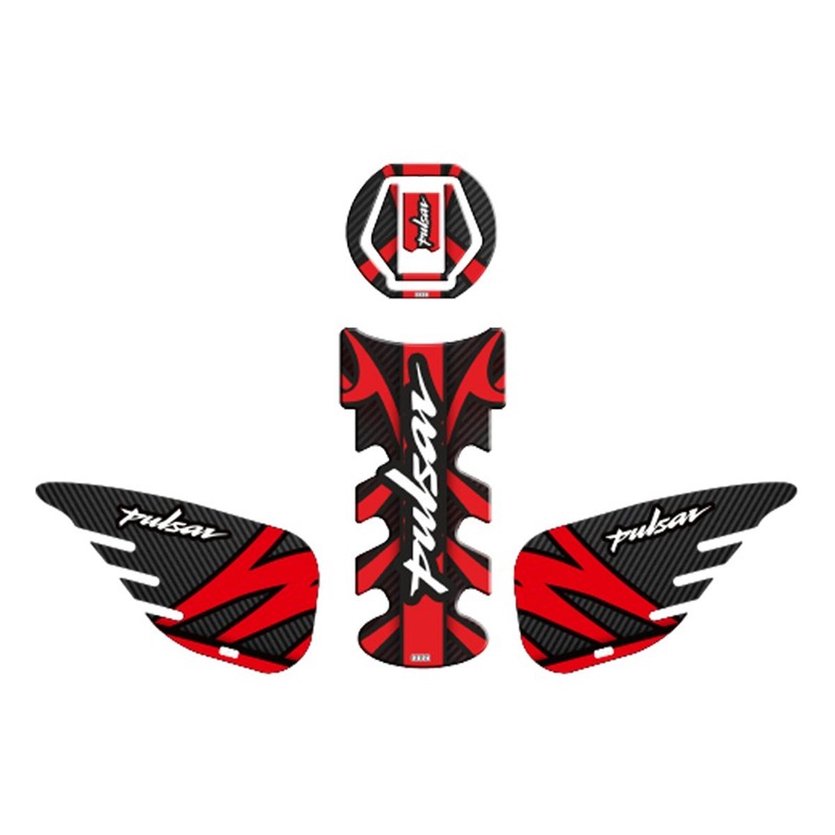 BAJAJ PULSAR UYUMLU Tank Pad Set 002