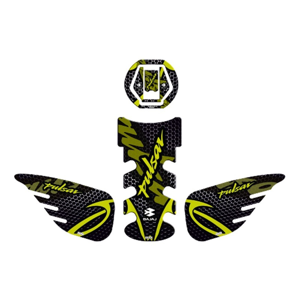 BAJAJ PULSAR UYUMLU Tank Pad Set 007