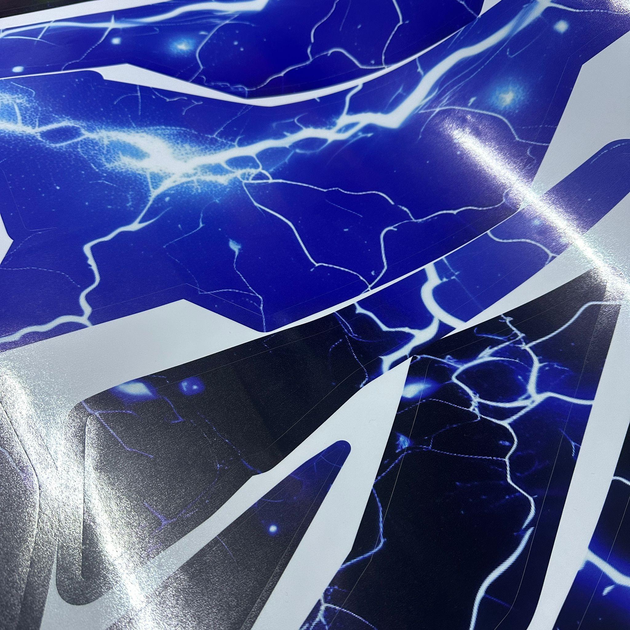 PULSAR RS 200BAJAJ RS200 BLUE LIGHTNING PARÇALI STICKER ETİKET MODELİ