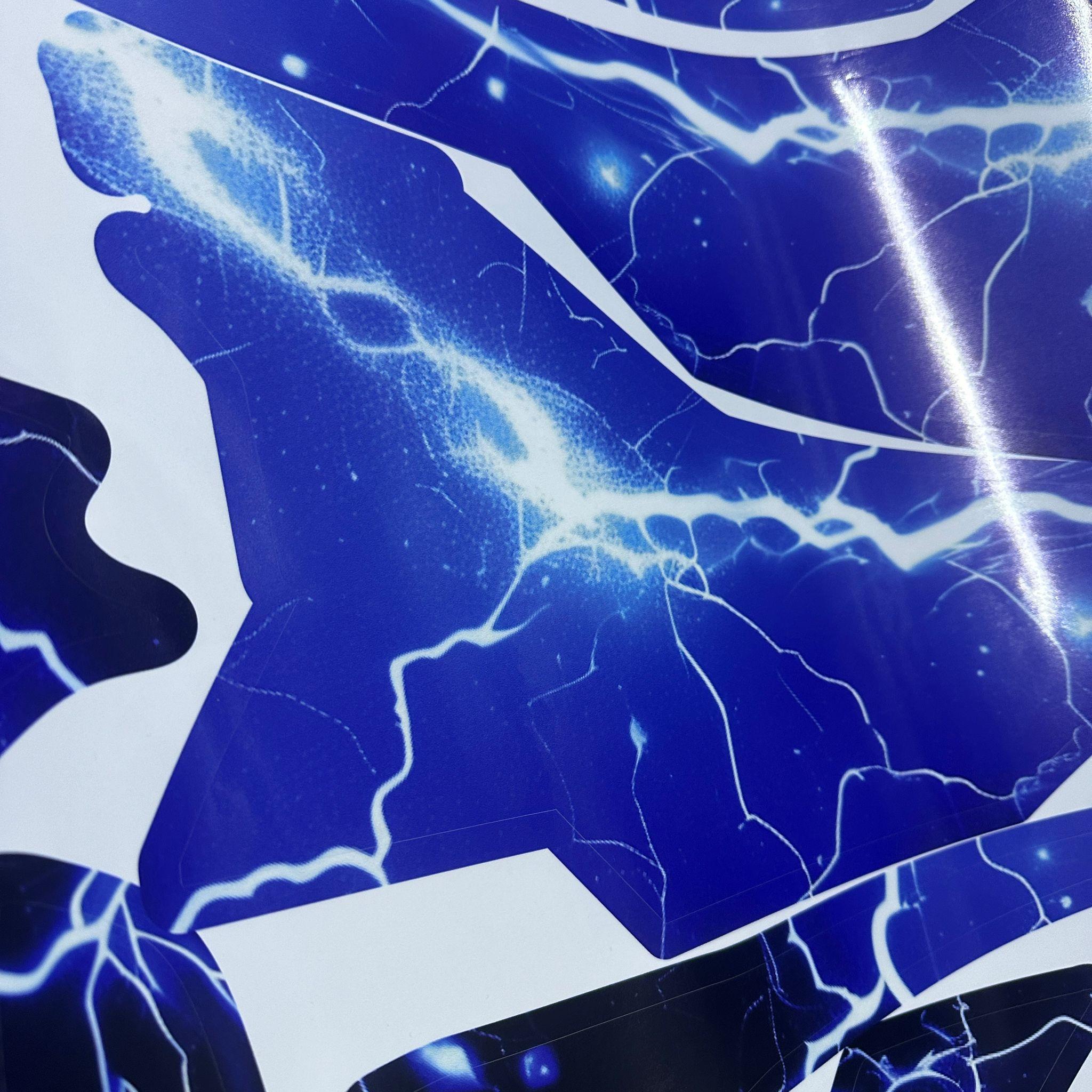 PULSAR RS 200BAJAJ RS200 BLUE LIGHTNING PARÇALI STICKER ETİKET MODELİ