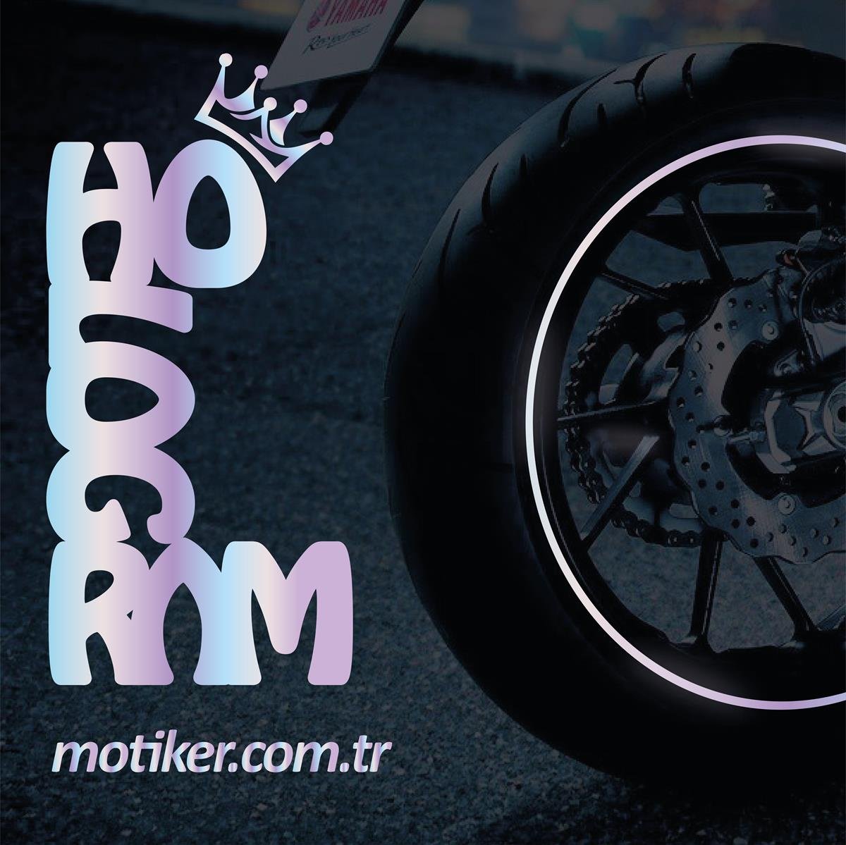 Bajaj RS200 Hologram Motosiklet Sticker Etiket Modeli