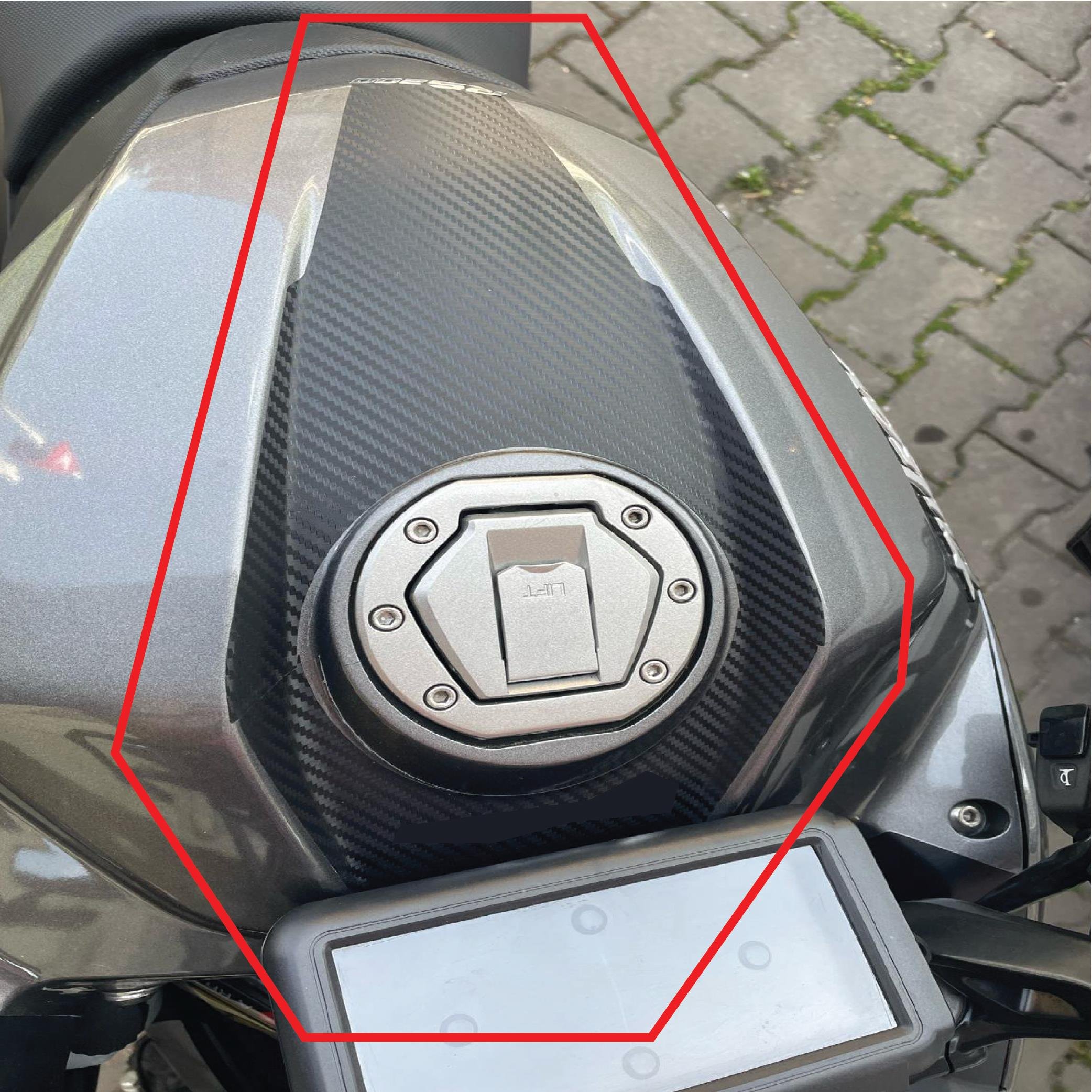 PULSAR RS 200Bajaj RS200 Karbon Set Depo Kuyruk Ön Kafa Sticker Etiket Modeli