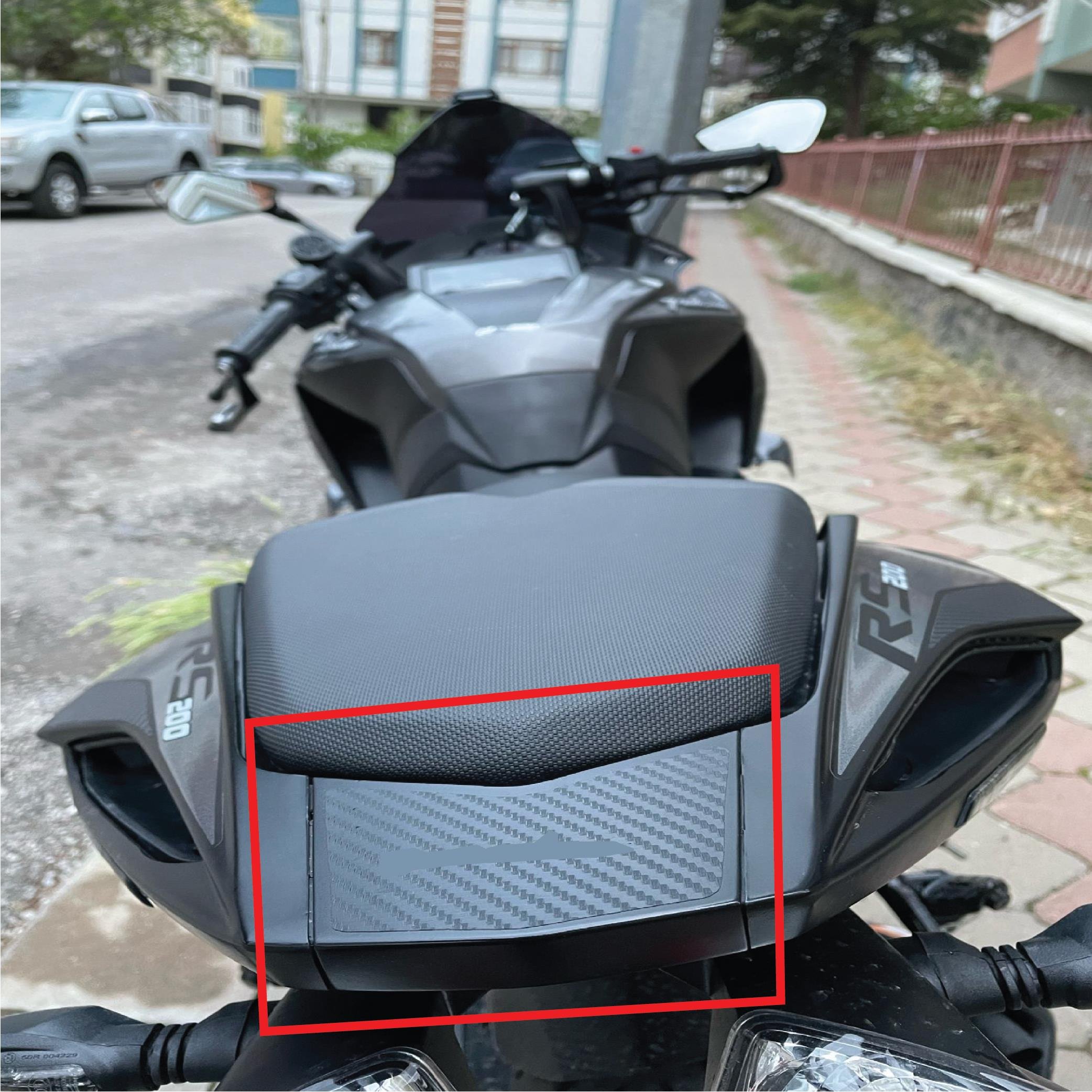 PULSAR RS 200Bajaj RS200 Karbon Set Depo Kuyruk Ön Kafa Sticker Etiket Modeli