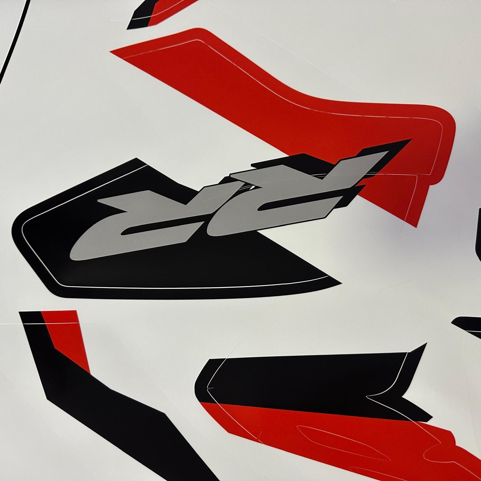 PULSAR RS 200BAJAJ RS200 RR Model Tasarım Motosiklet Sticker Etiket Modeli Kırmızı - Siyah