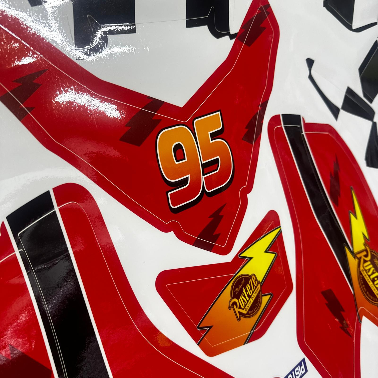 PULSAR RS 200BAJAJ RS200 Sticker McQueen Rusteze Red Original Sticker Etiket Modeli