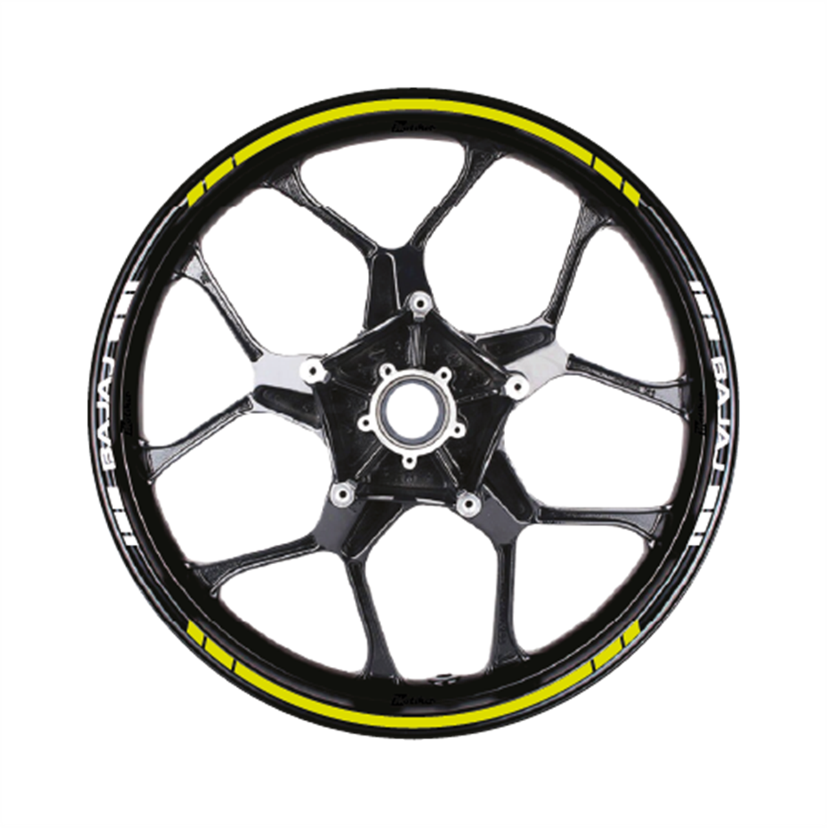 Bajaj Yazılı Dış Jant Sticker Modeli