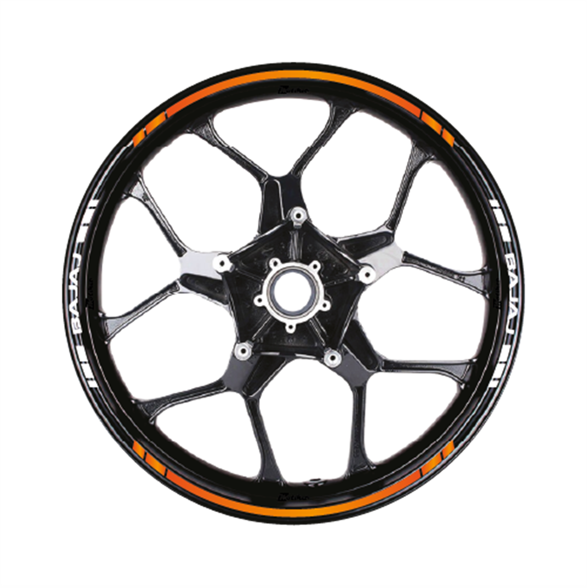 Bajaj Yazılı Dış Jant Sticker Modeli