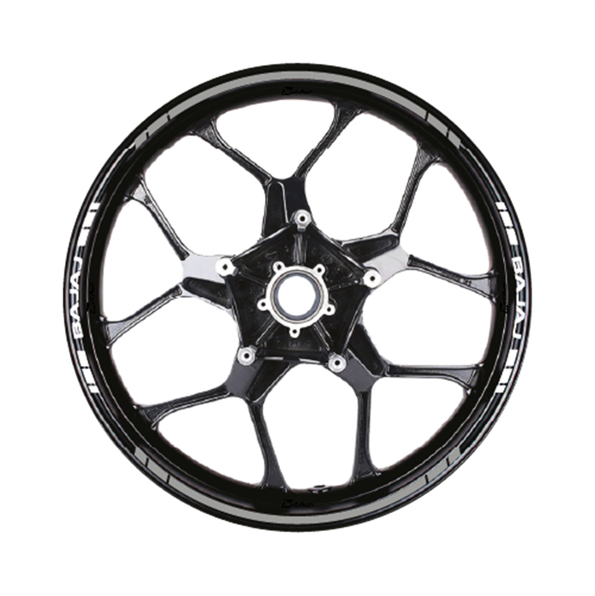 Bajaj Yazılı Dış Jant Sticker Modeli