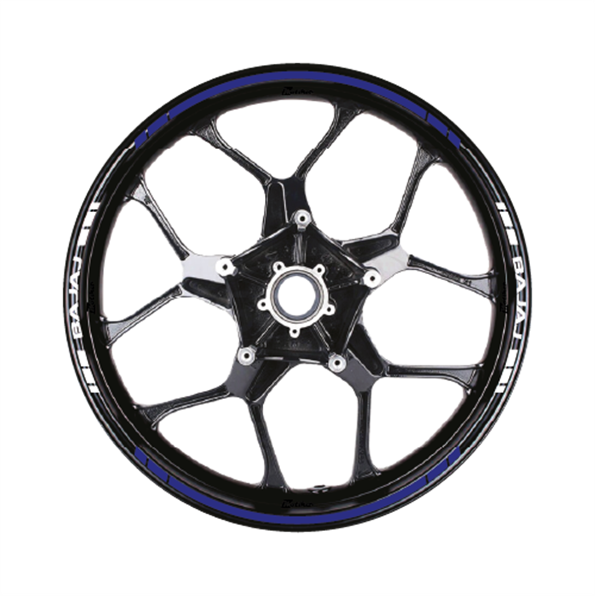 Bajaj Yazılı Dış Jant Sticker Modeli