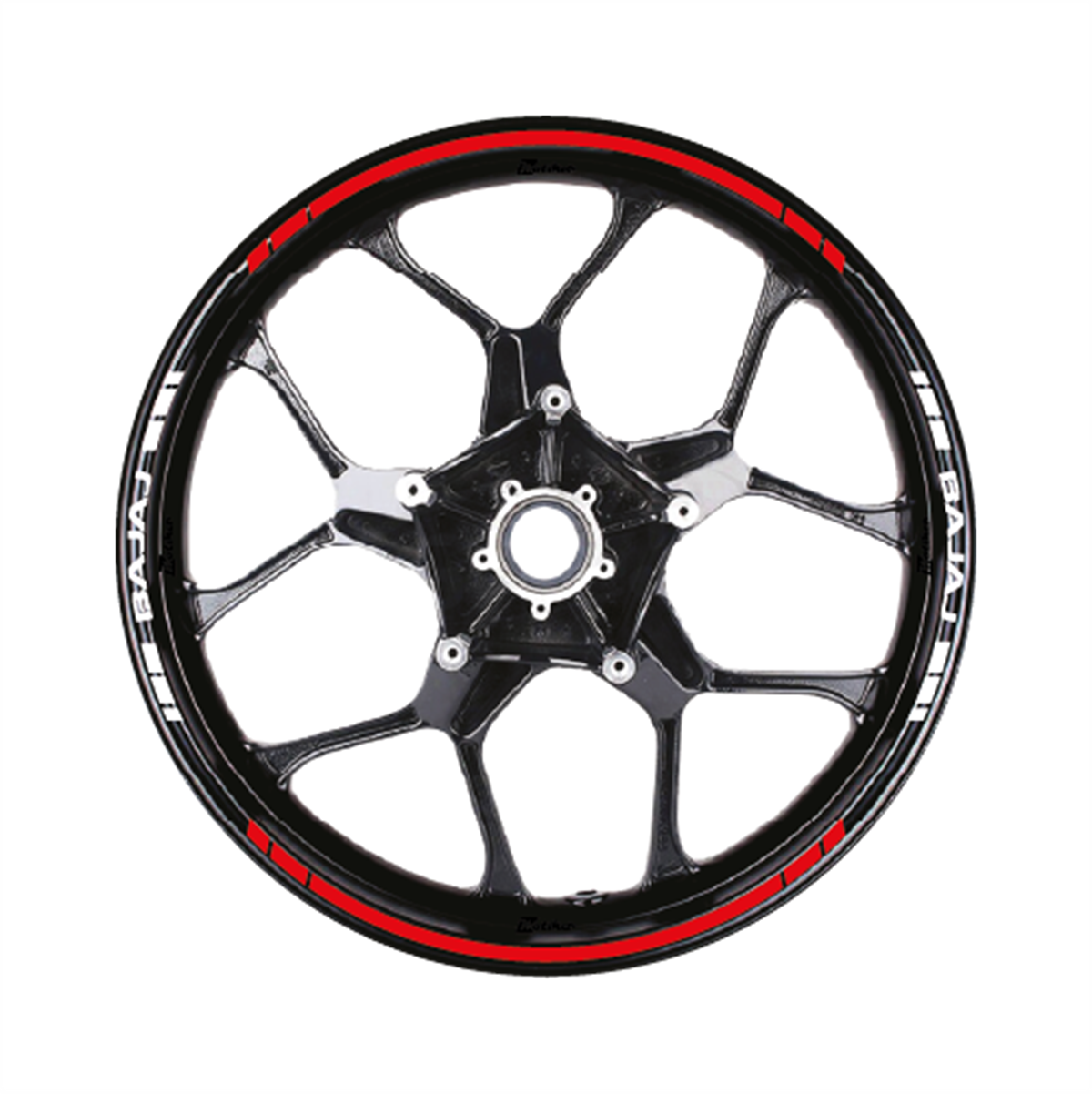 Bajaj Yazılı Dış Jant Sticker Modeli