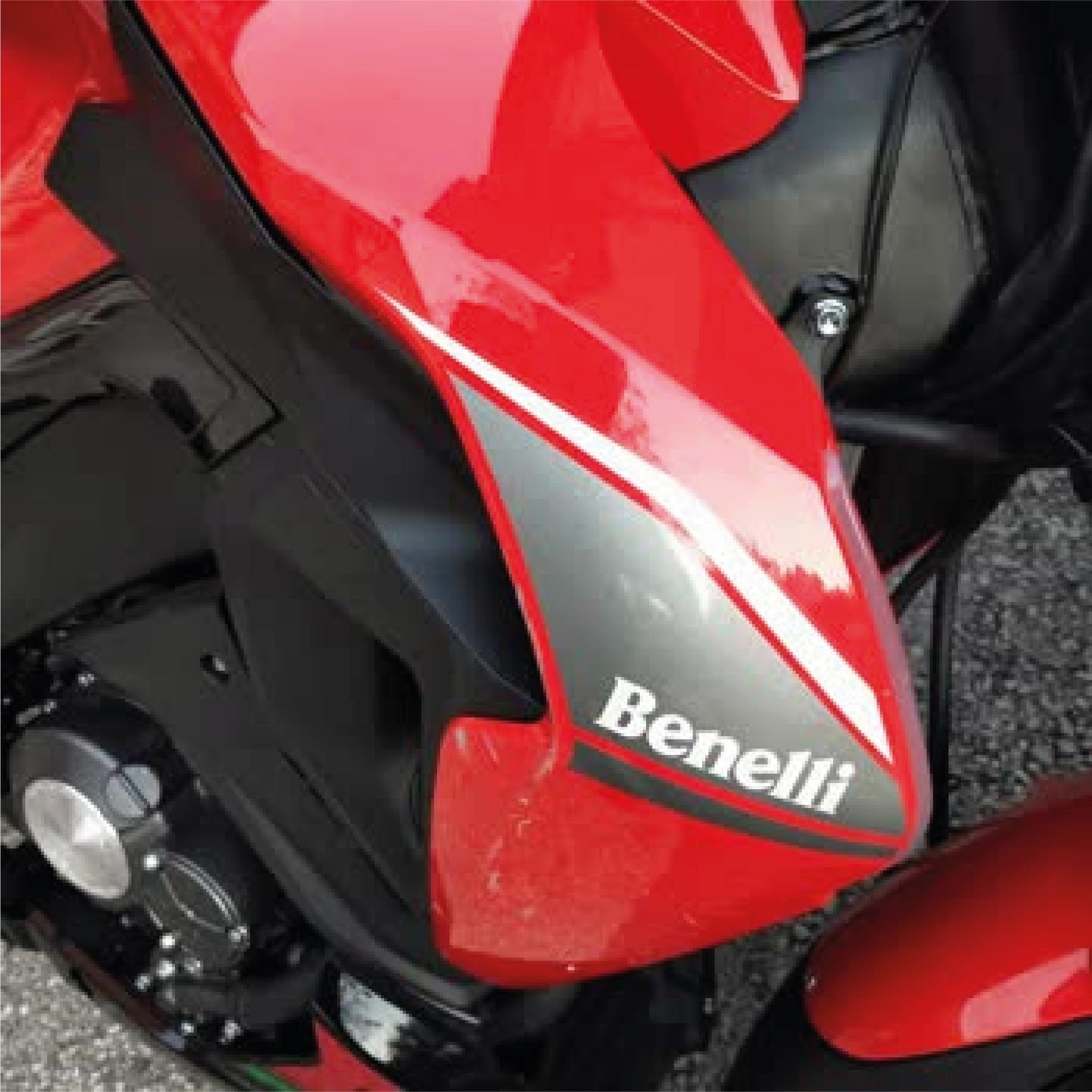 BENELLIBENELLİ 125S Kırmızı Orijinal Sticker Tasarım Motosiklet Sticker Etiket Modeli