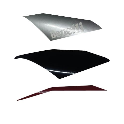 BENELLİ 125S Ön Yan Grenaj Orijinal Tasarım Motosiklet Sticker Etiket Modeli