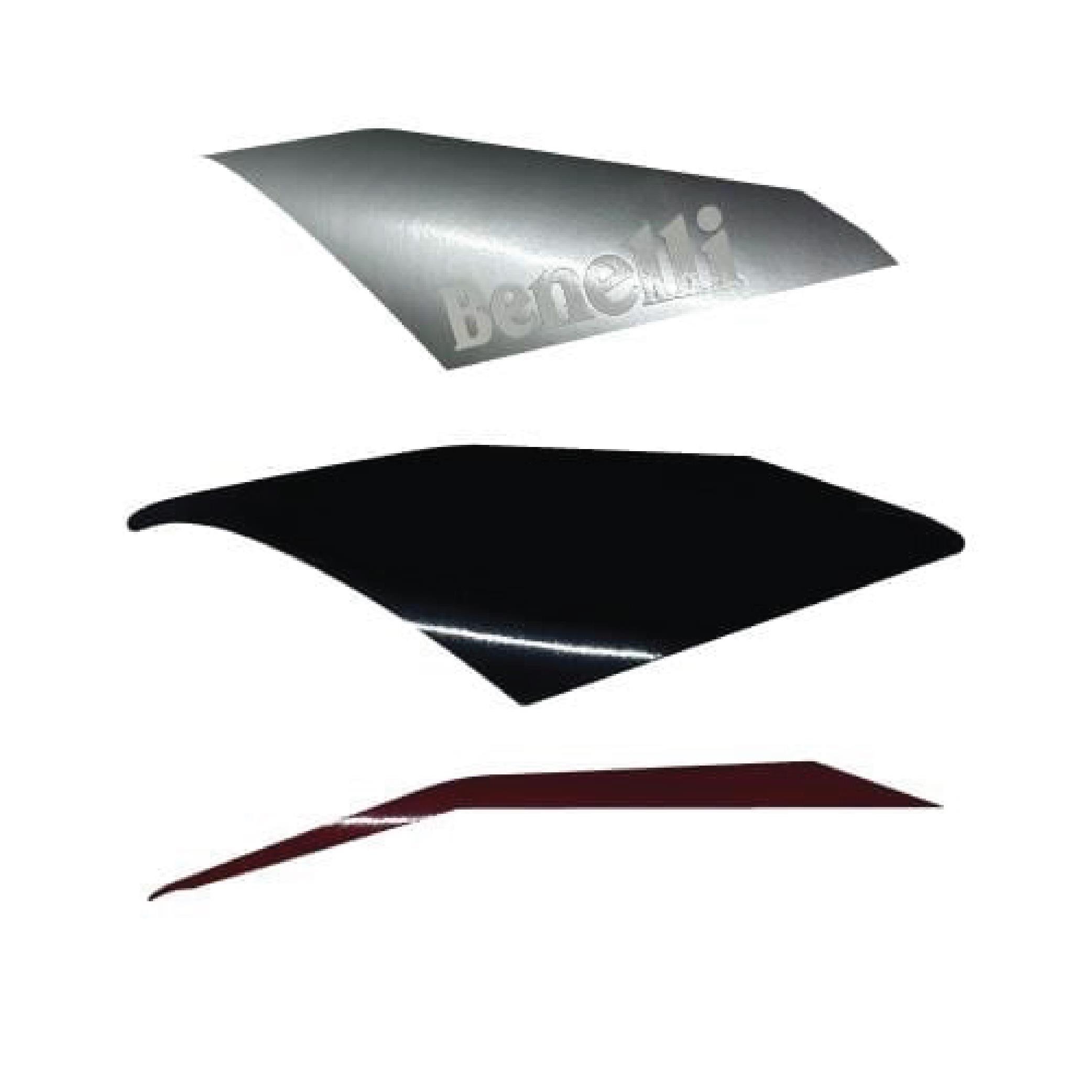 BENELLIBENELLİ 125S Ön Yan SOL Grenaj Orijinal Tasarım Motosiklet Sticker Etiket Modeli