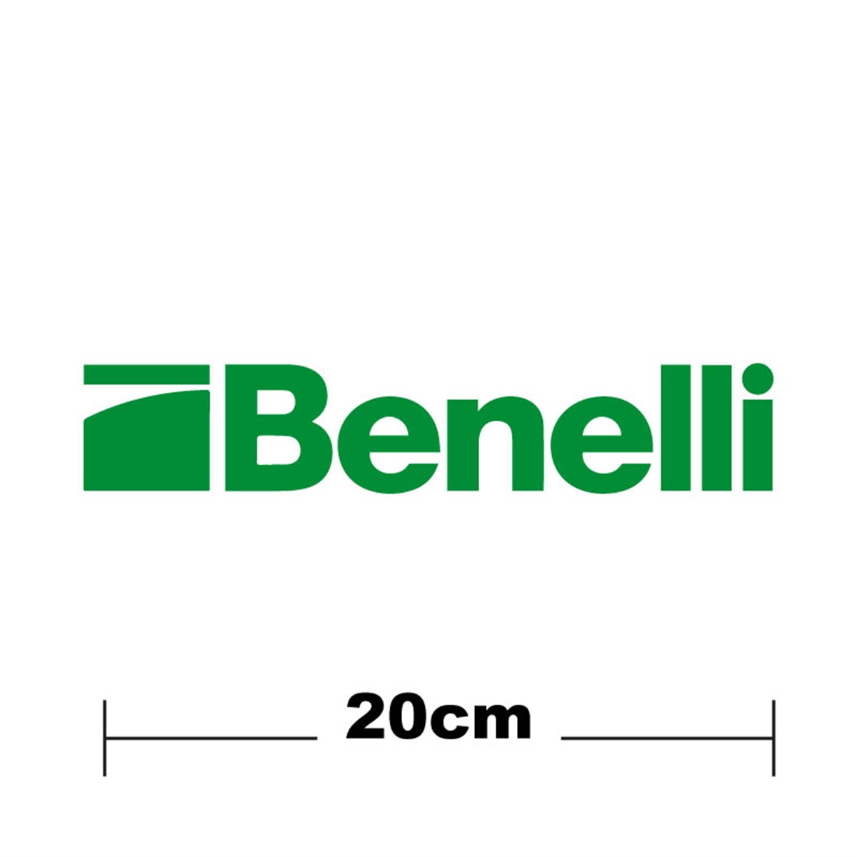 Benelli Logo Yazı Sticker Etiket Tek Renk