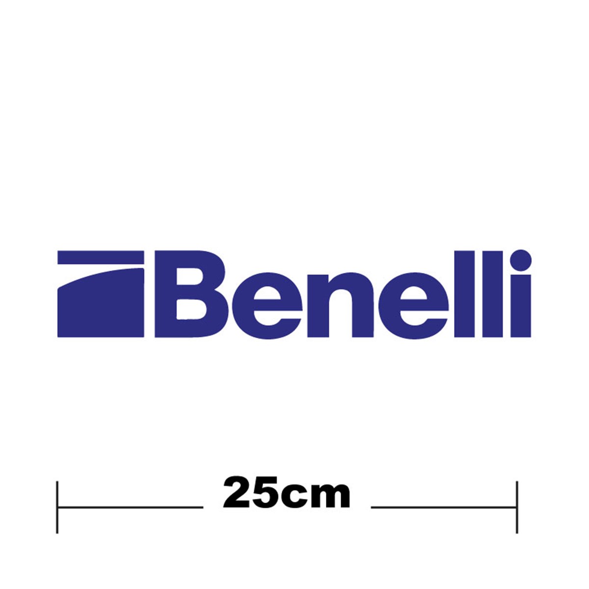 Benelli Logo Yazı Sticker Etiket Tek Renk