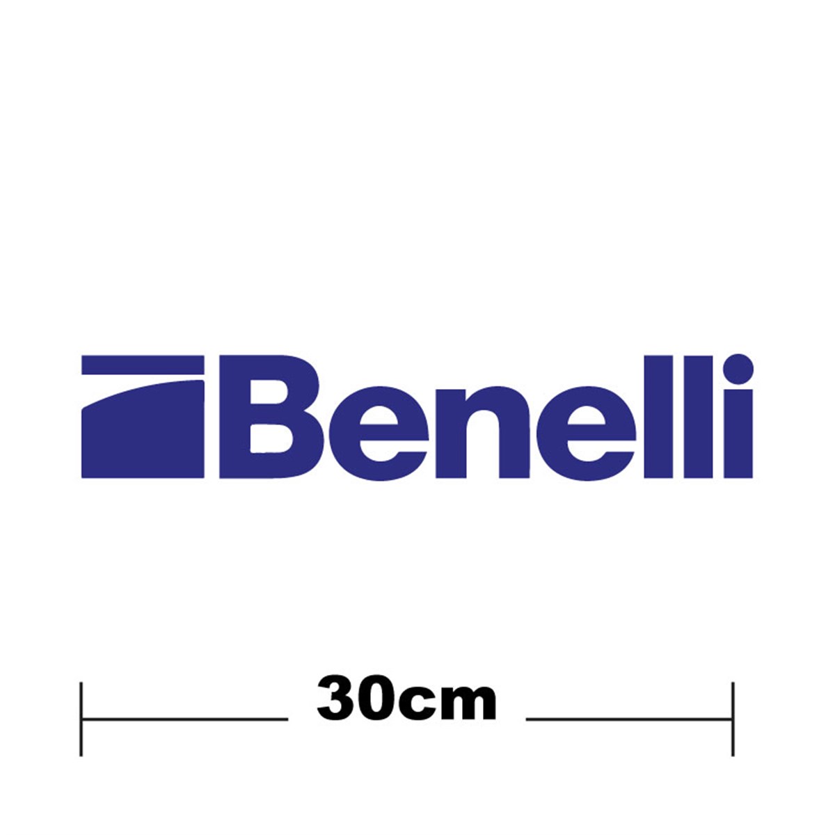 Benelli Logo Yazı Sticker Etiket Tek Renk