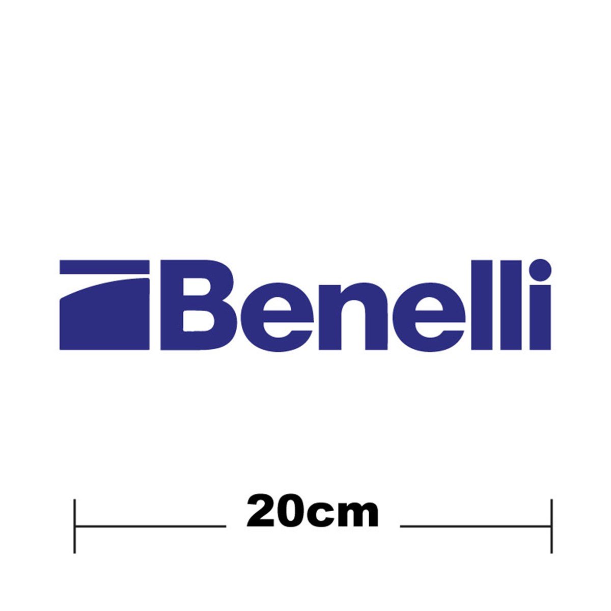 Benelli Logo Yazı Sticker Etiket Tek Renk