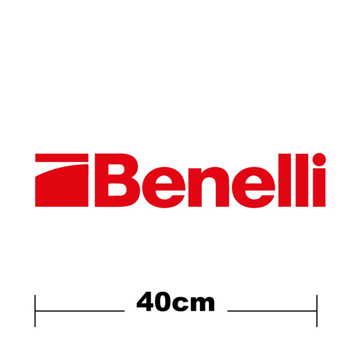 Benelli Logo Yazı Sticker Etiket Tek Renk