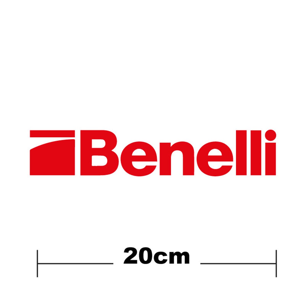 Benelli Logo Yazı Sticker Etiket Tek Renk