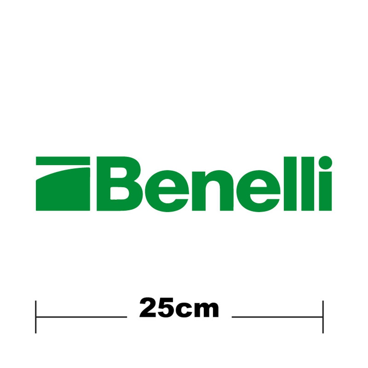 Benelli Logo Yazı Sticker Etiket Tek Renk