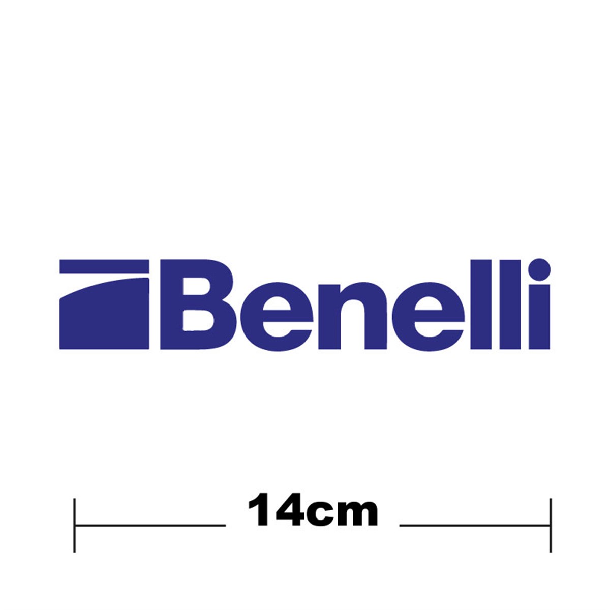 Benelli Logo Yazı Sticker Etiket Tek Renk