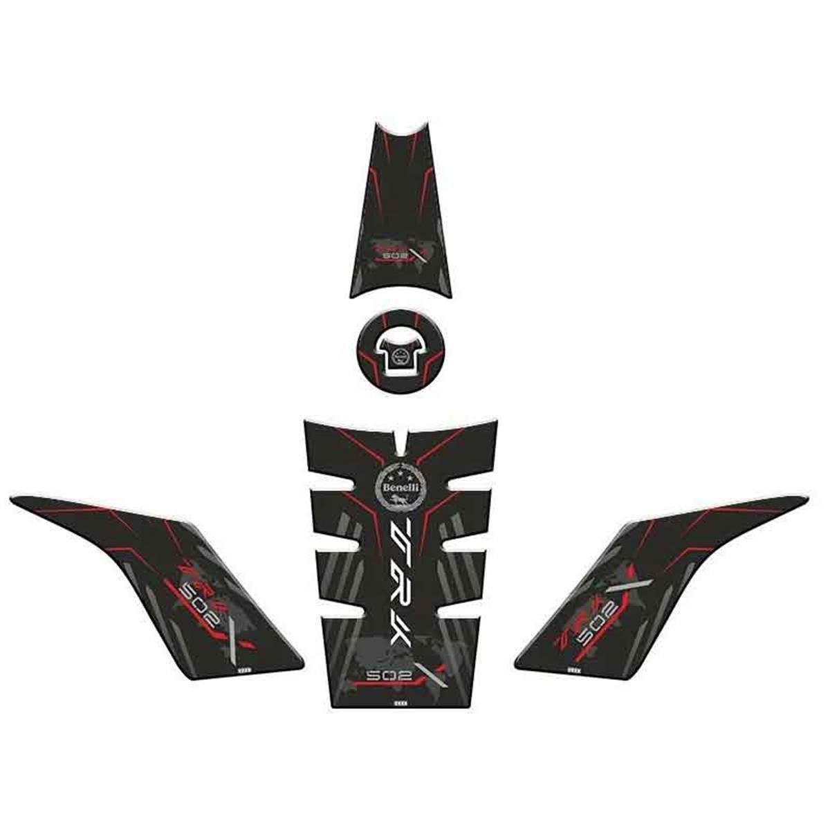 Benelli TRK-502 Red Lined Tank Pad Set Sticker Model