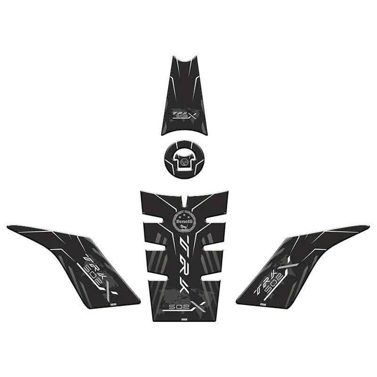 Benelli TRK-502 White Lined Tank Pad Set Sticker Model