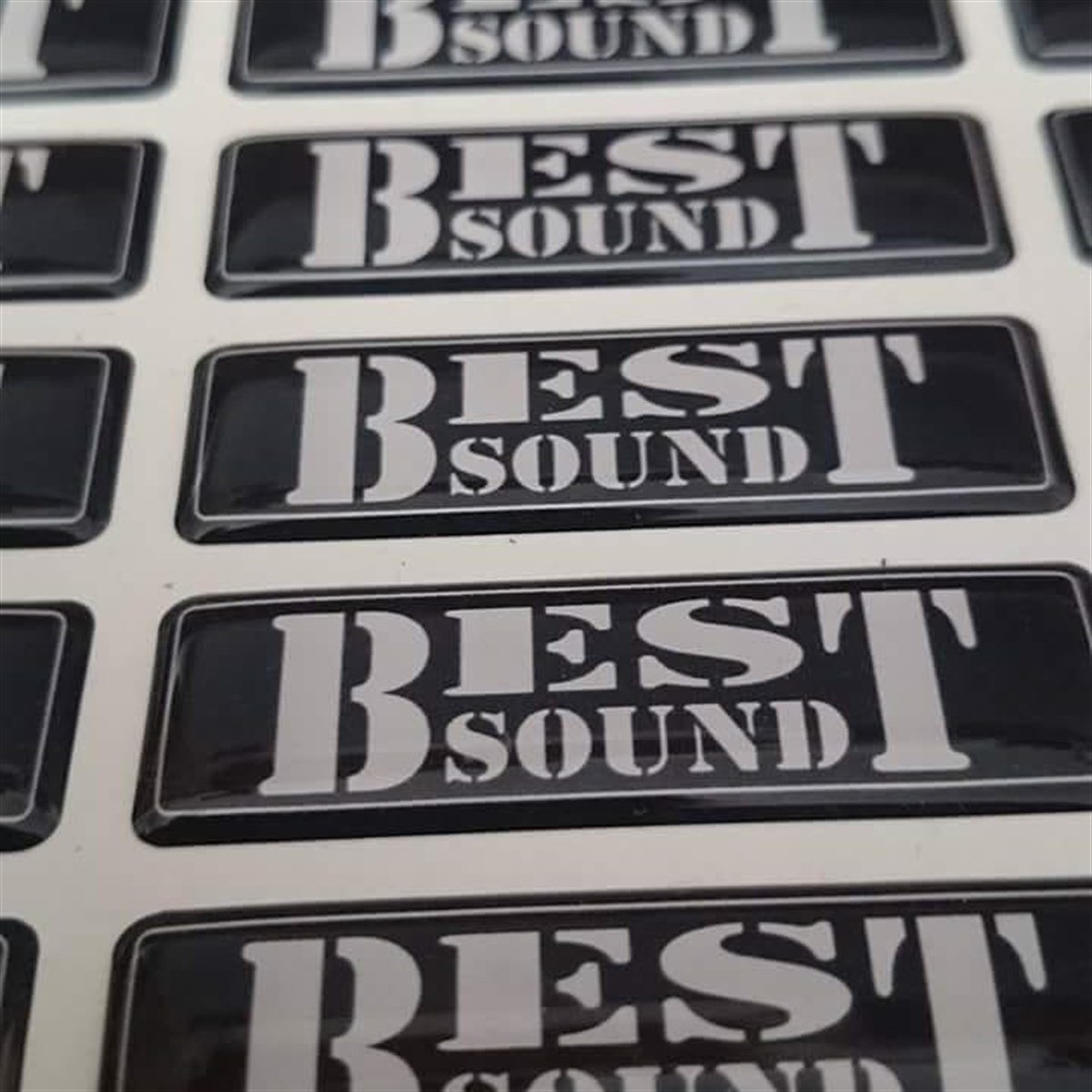 Best Sound Damla Sticker Etiket Modeli