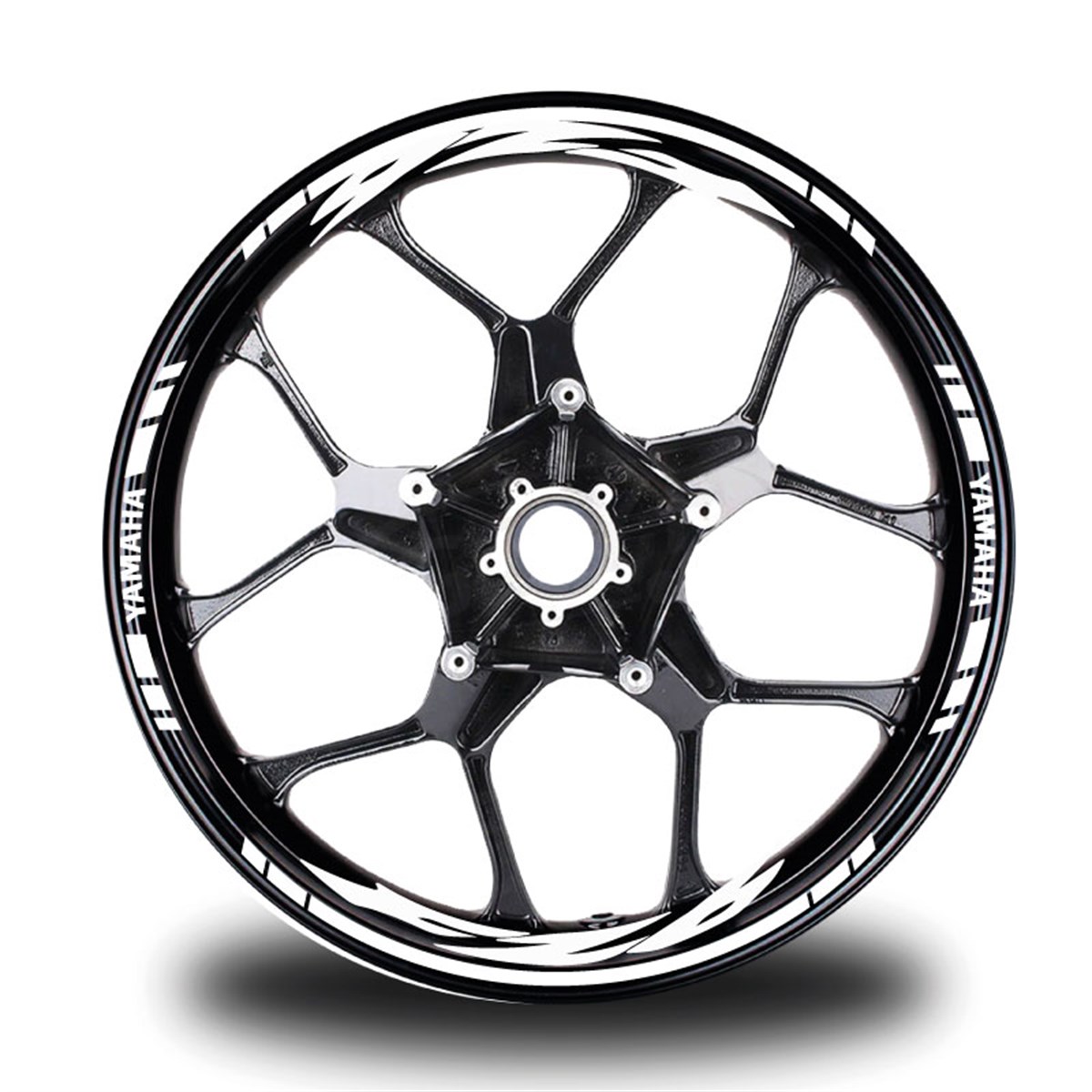 Beyaz FZ6 Takım Jant Sticker Etiket 