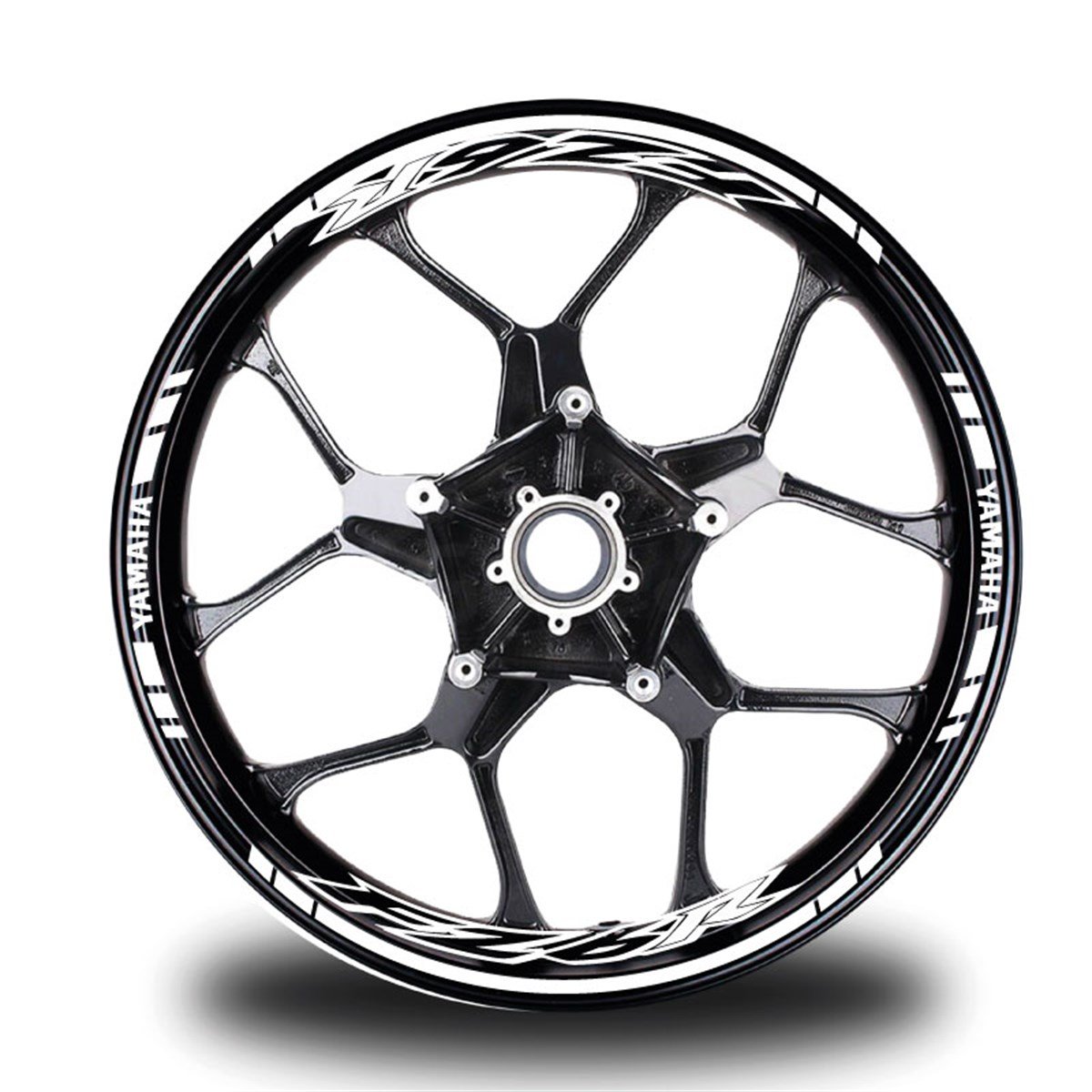 Beyaz FZ6R Takım Jant Sticker Etiket 