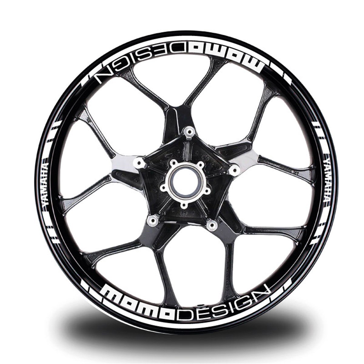 Beyaz Momodesing Takım Jant Sticker Etiket 