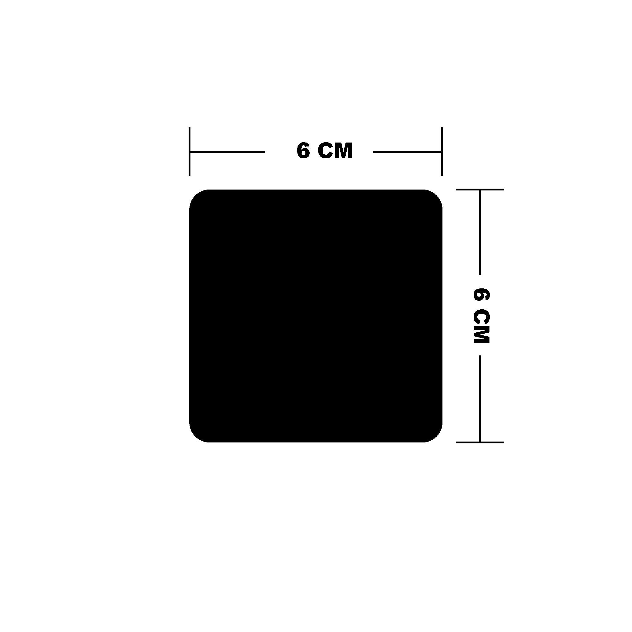 Reflective StickerBeyaz Reflective (Reflektif) 2'li Kare Sticker Paketi Otomobil Motosiklet Reflektif Parlayan Sticker Etiket Modeli