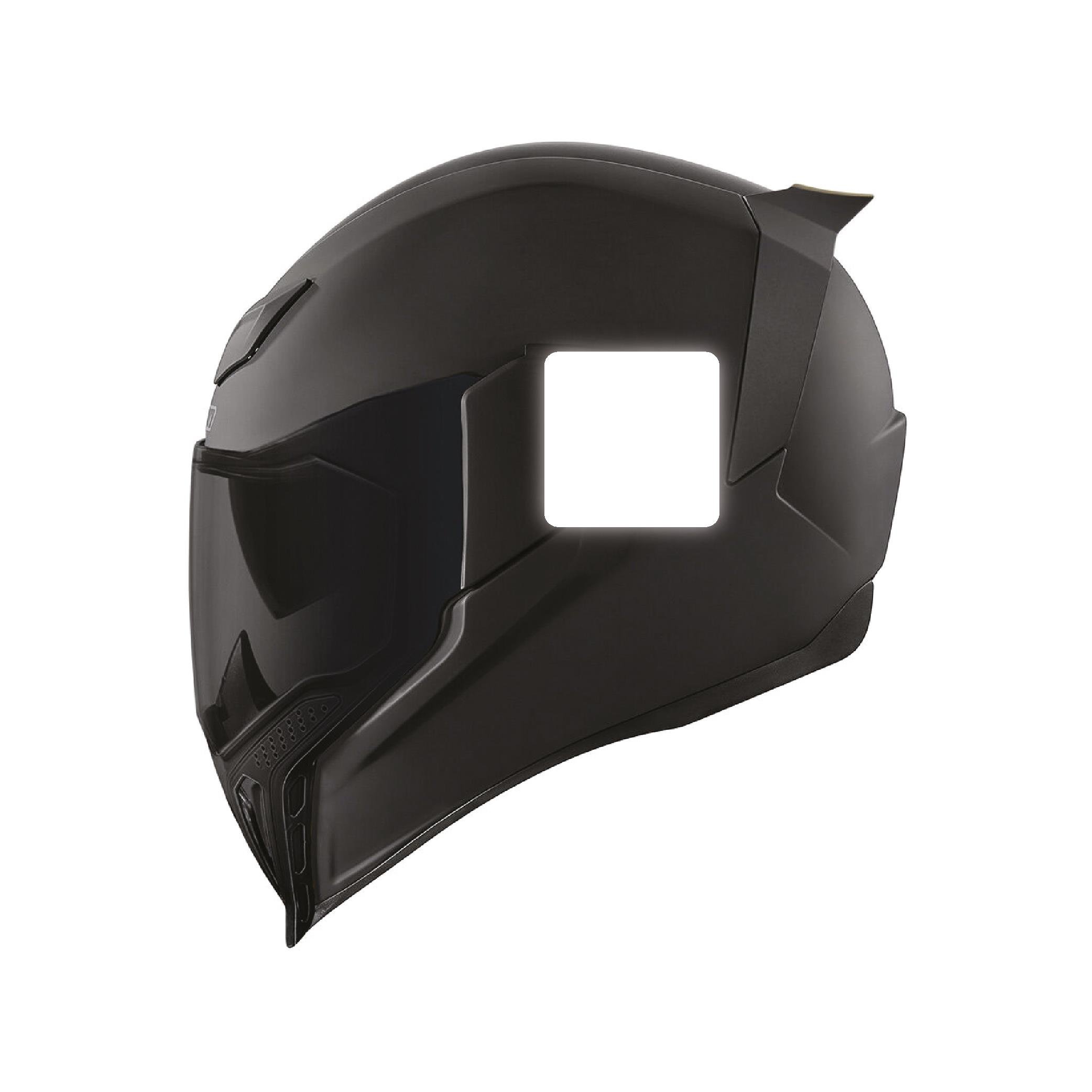 Reflective StickerBeyaz Reflective (Reflektif) 2'li Kare Sticker Paketi Otomobil Motosiklet Reflektif Parlayan Sticker Etiket Modeli