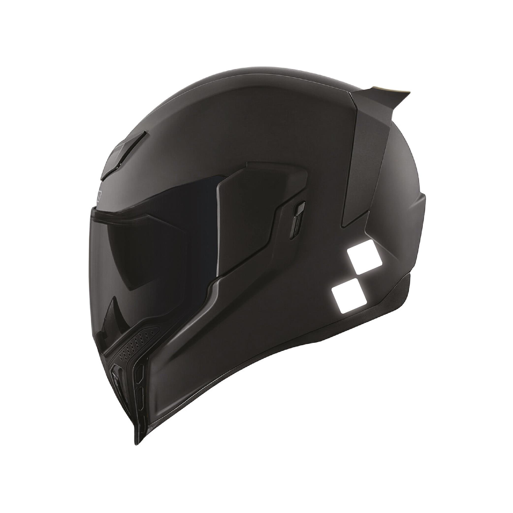 Reflective StickerBeyaz Reflective (Reflektif) 6'lı Kare Sticker Paketi Otomobil Motosiklet Reflektif Parlayan Sticker Etiket Modeli