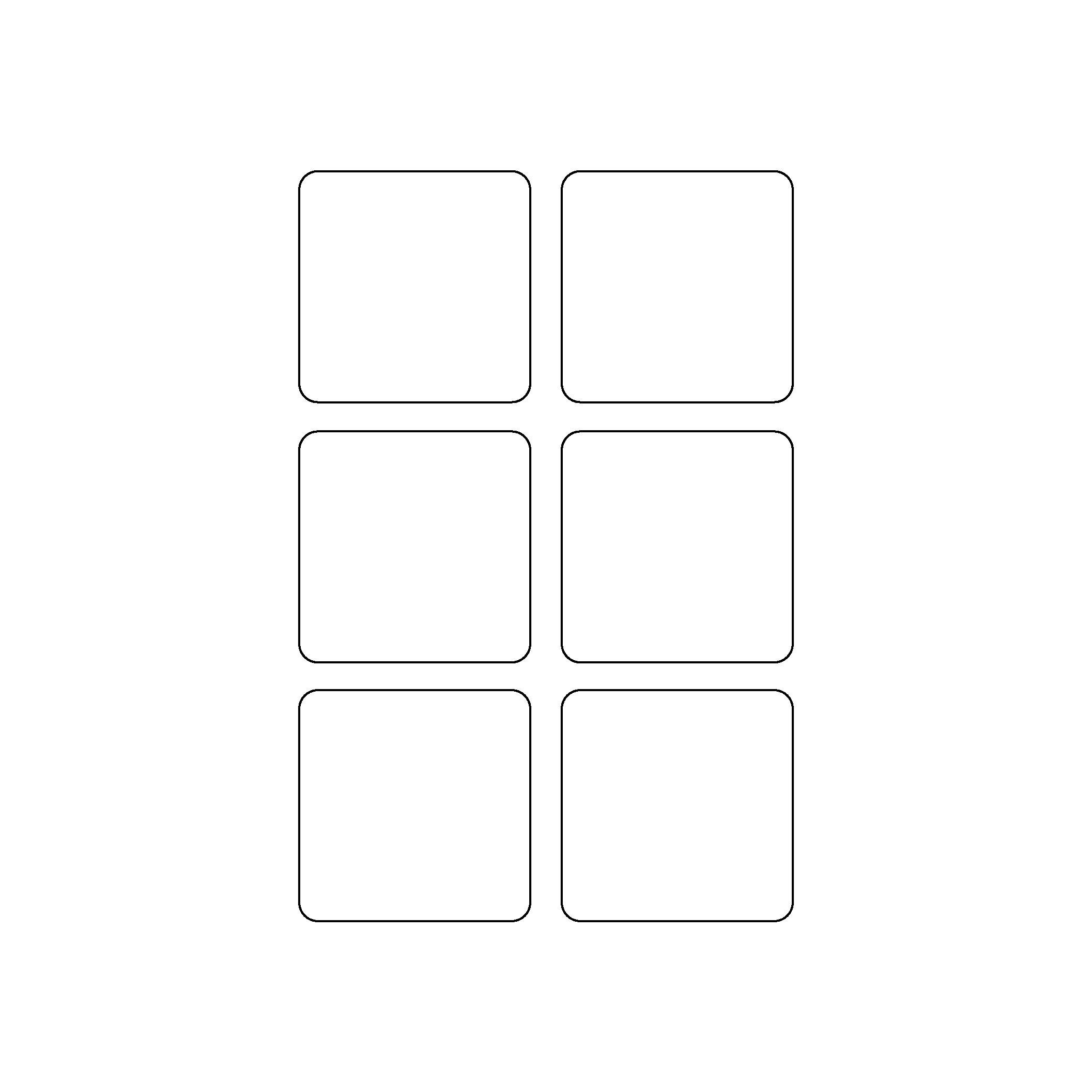 Reflective StickerBeyaz Reflective (Reflektif) 6'lı Kare Sticker Paketi Otomobil Motosiklet Reflektif Parlayan Sticker Etiket Modeli