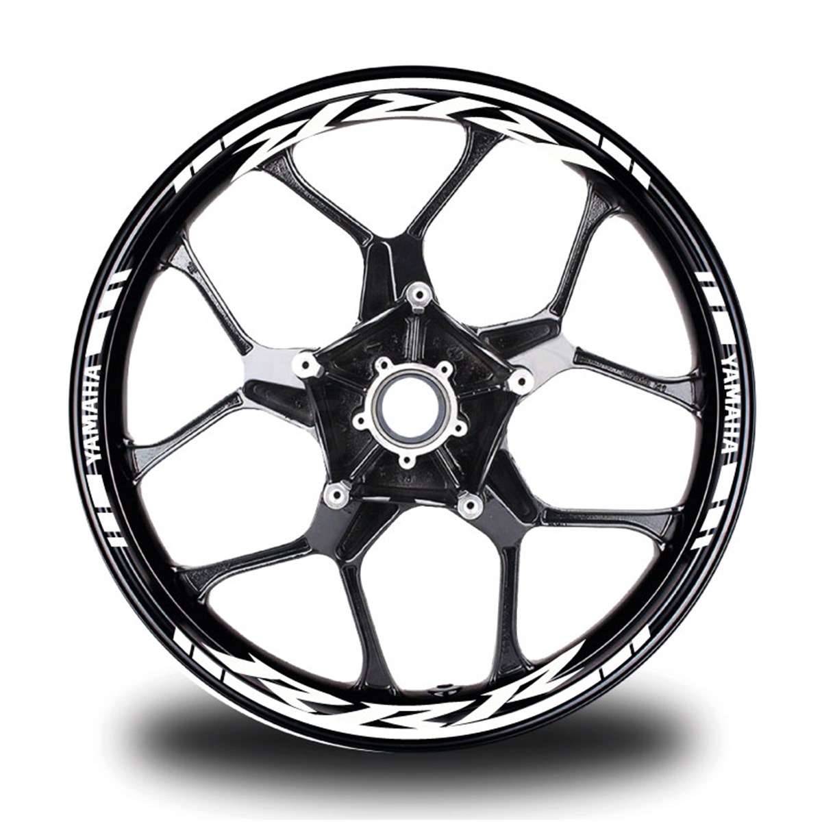 Beyaz RRR Takım Jant Sticker Etiket 