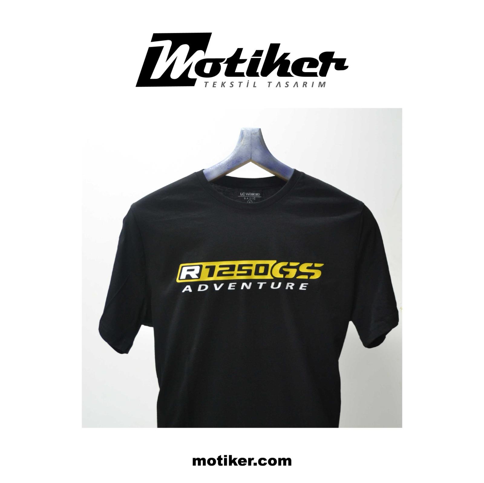 BMW Adventure 1250GS Logolu Baskılı Tişört Modeli