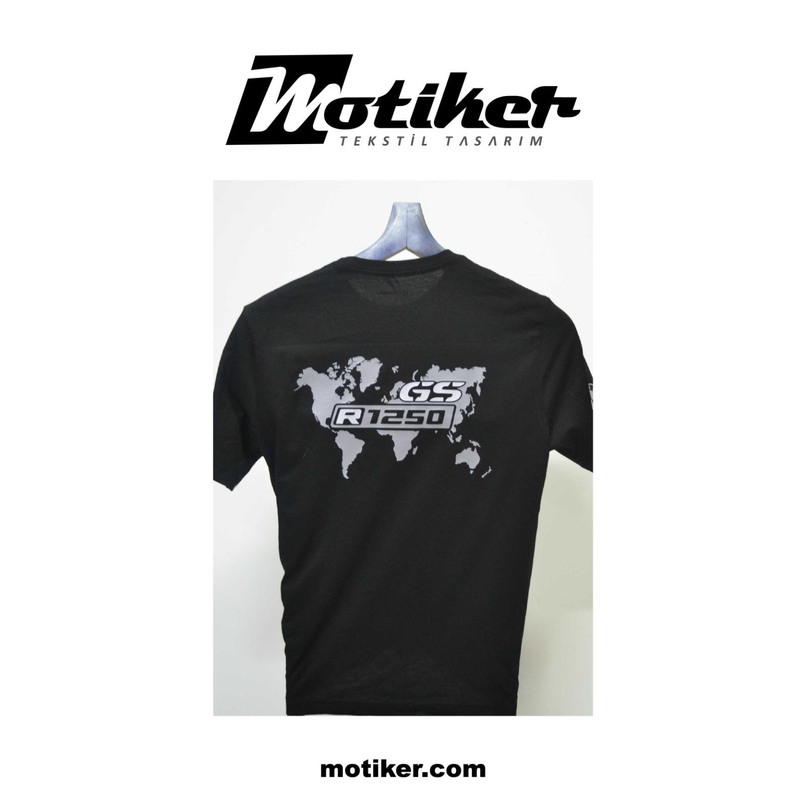 BMW Adventure 1250GS Logolu Baskılı Tişört Modeli